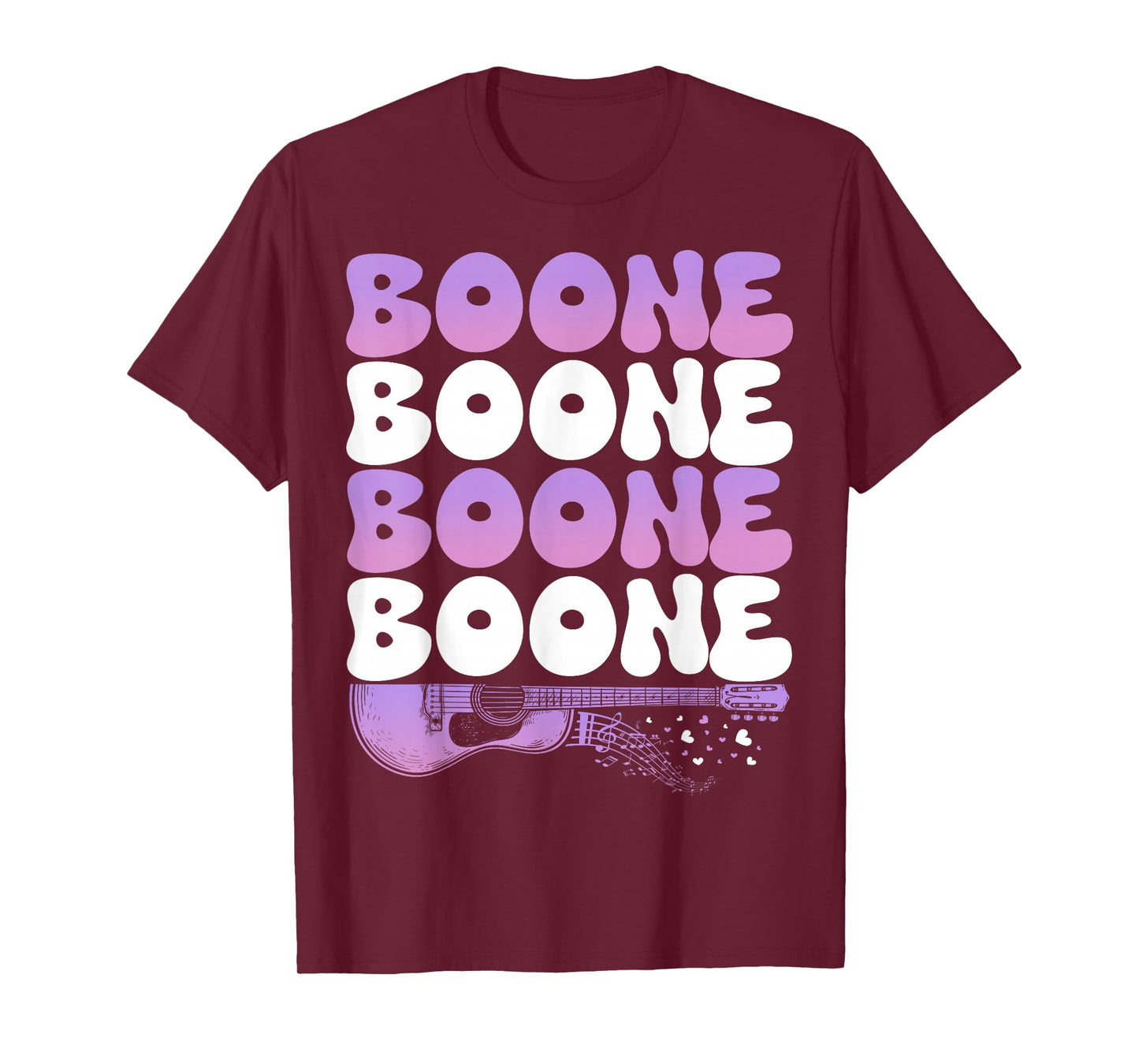 Retro Boone First Name Personalized Groovy 80's T-Shirt