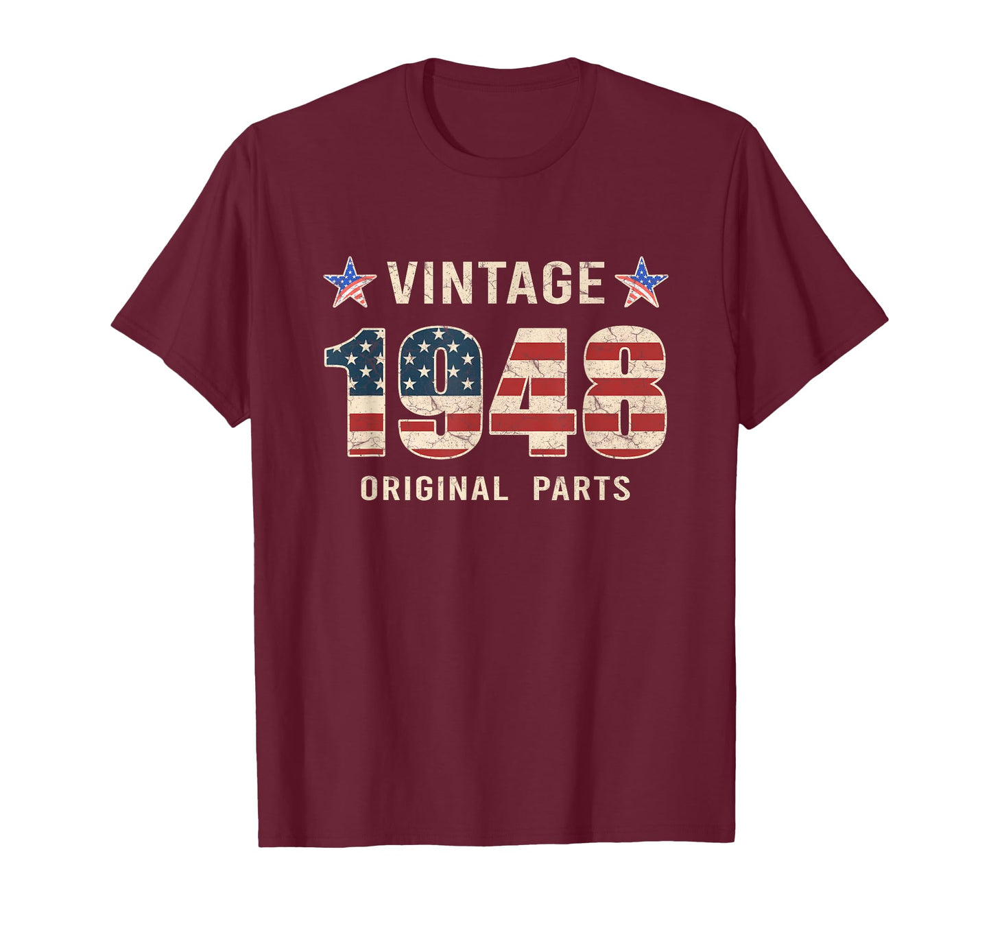 Vintage 1948 Original Parts Shirt 77 Years Old T-Shirt