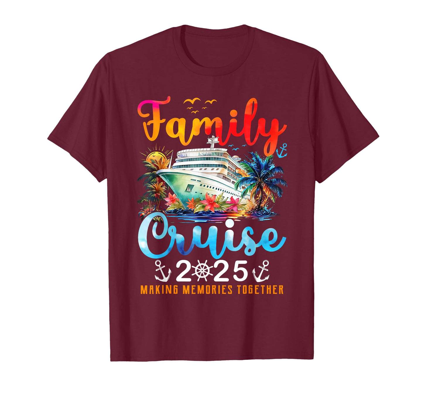 Family Cruise 2025 Vacation Trip Family Matching Summer T-Shirt