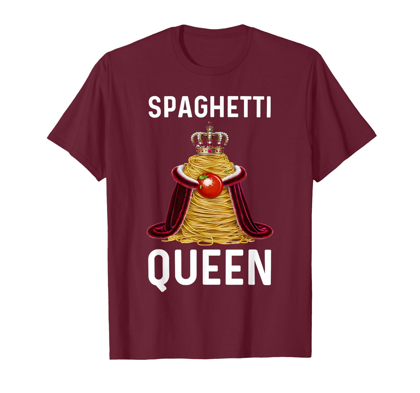 Cool Spaghetti Art for Women Girls Italian Food Pasta Lover T-Shirt