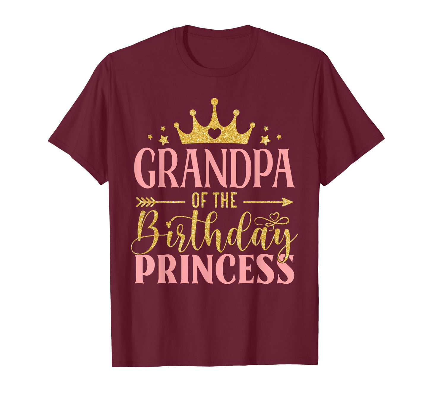 Birthday For Girl Outfit Grandpa Of The Birthday Princess T-Shirt