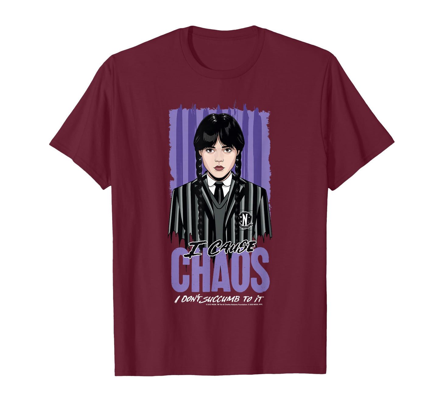 Wednesday Season 2 I Cause Chaos I Don't Succumb to It T-Shirt
