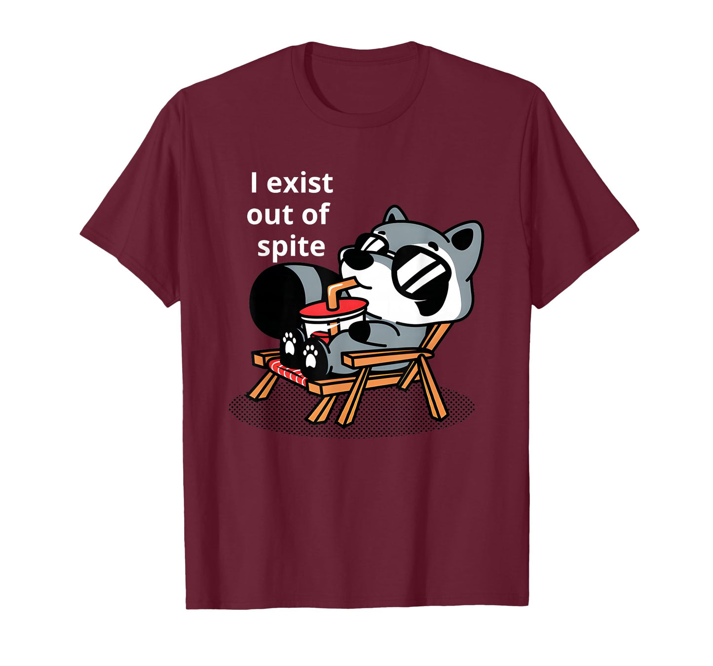 I Exit Out Of Spite Funny For Men Women T-Shirt