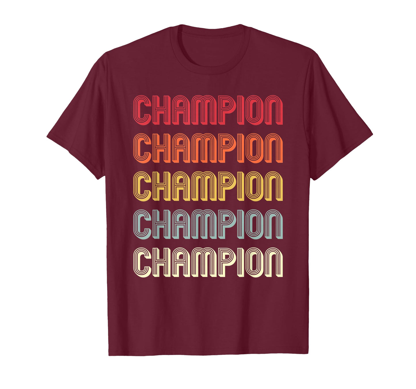 CHAMPION Gift Surname Funny Retro Vintage Birthday Reunion T-Shirt