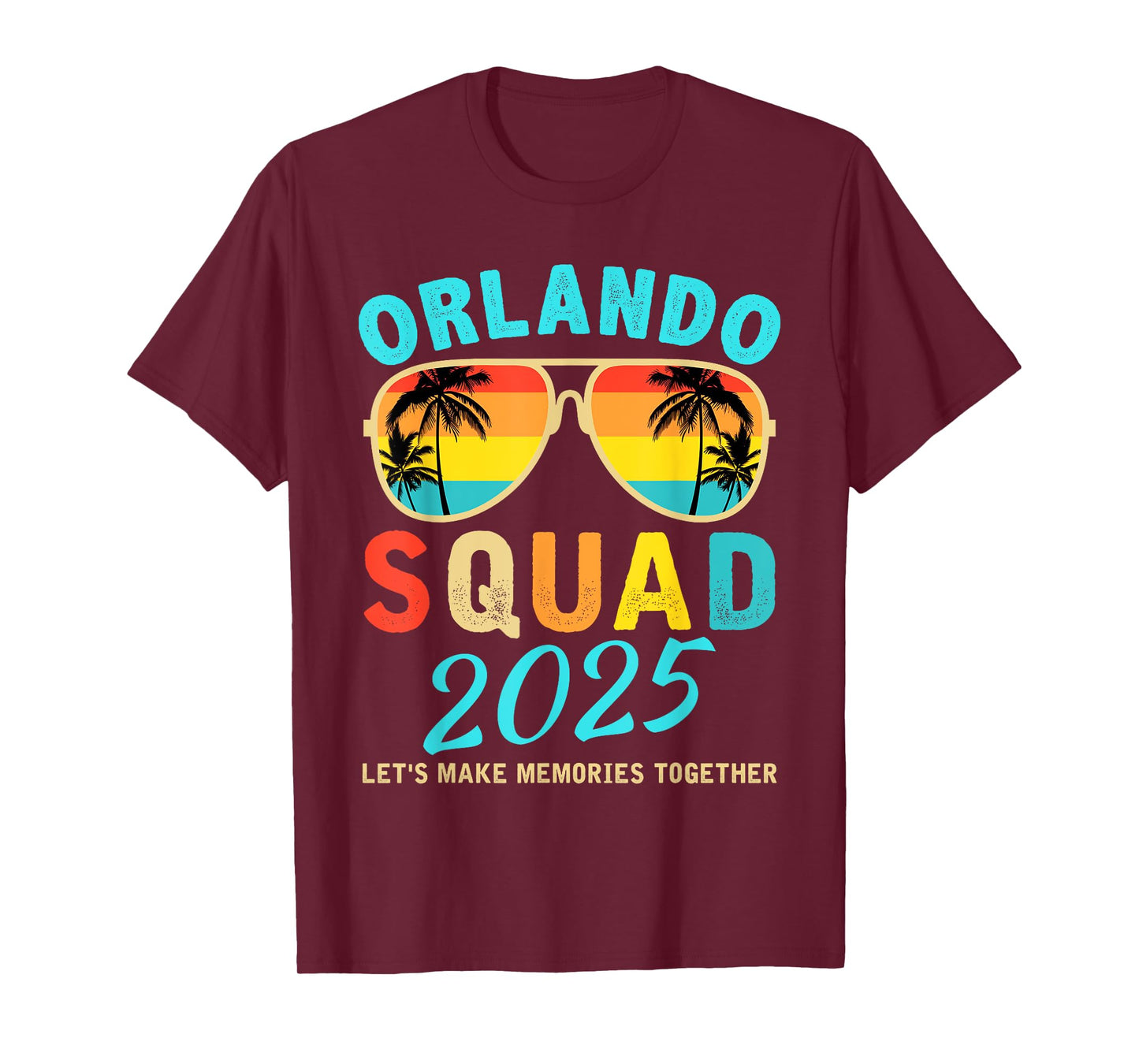 Family Vacation 2025 Orlando Friends Group Vacation Matching T-Shirt