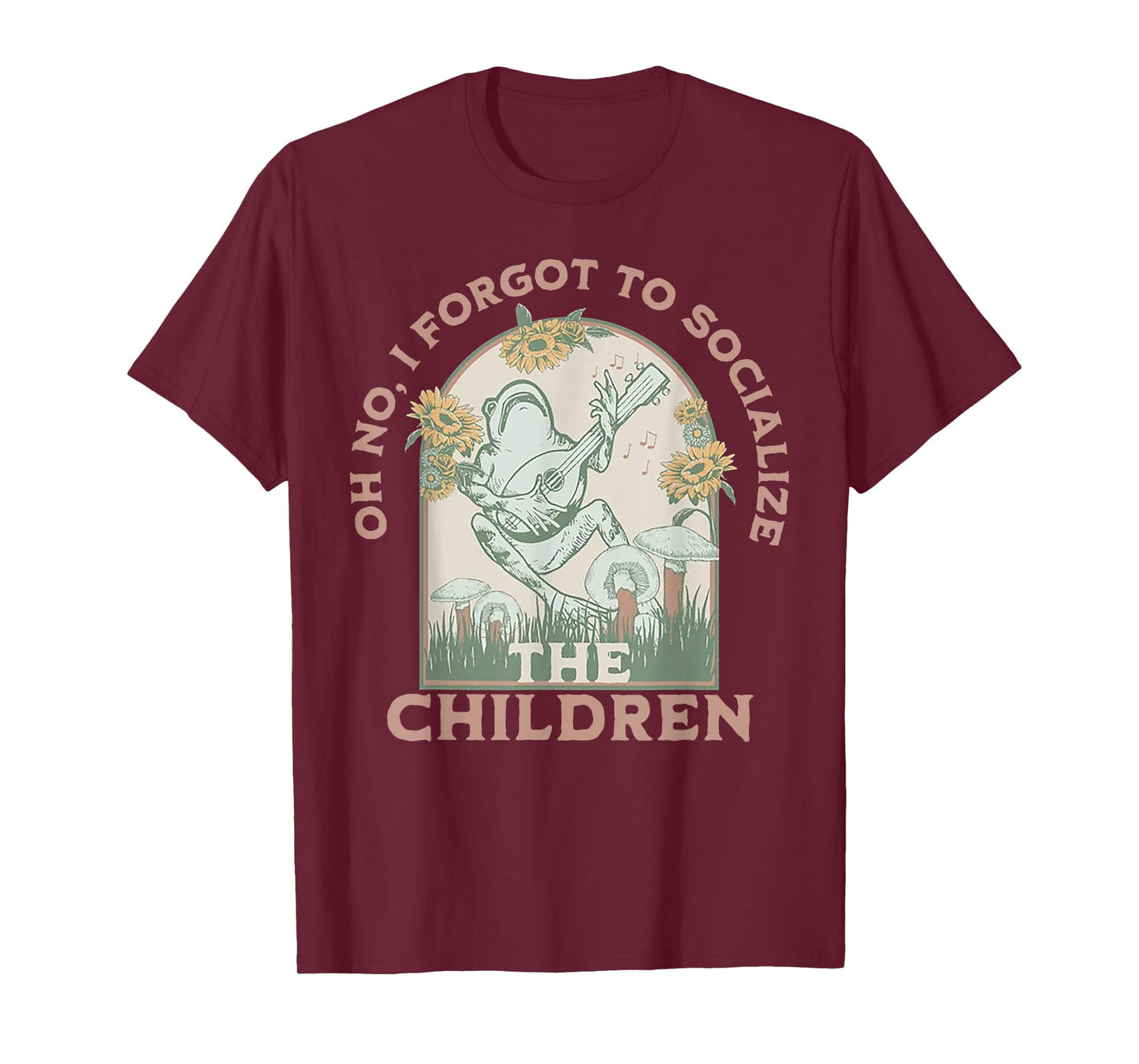 Frog Oh No I Forgot To Socialize Children T-Shirt