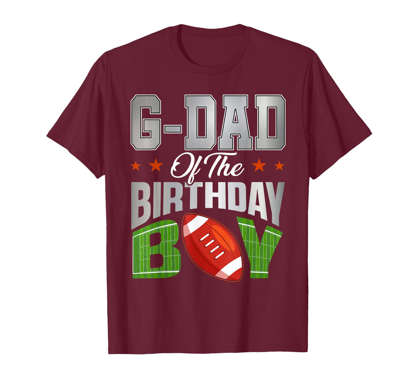 G Dad of The Birthday Boy Football Party Family Matching T-Shirt