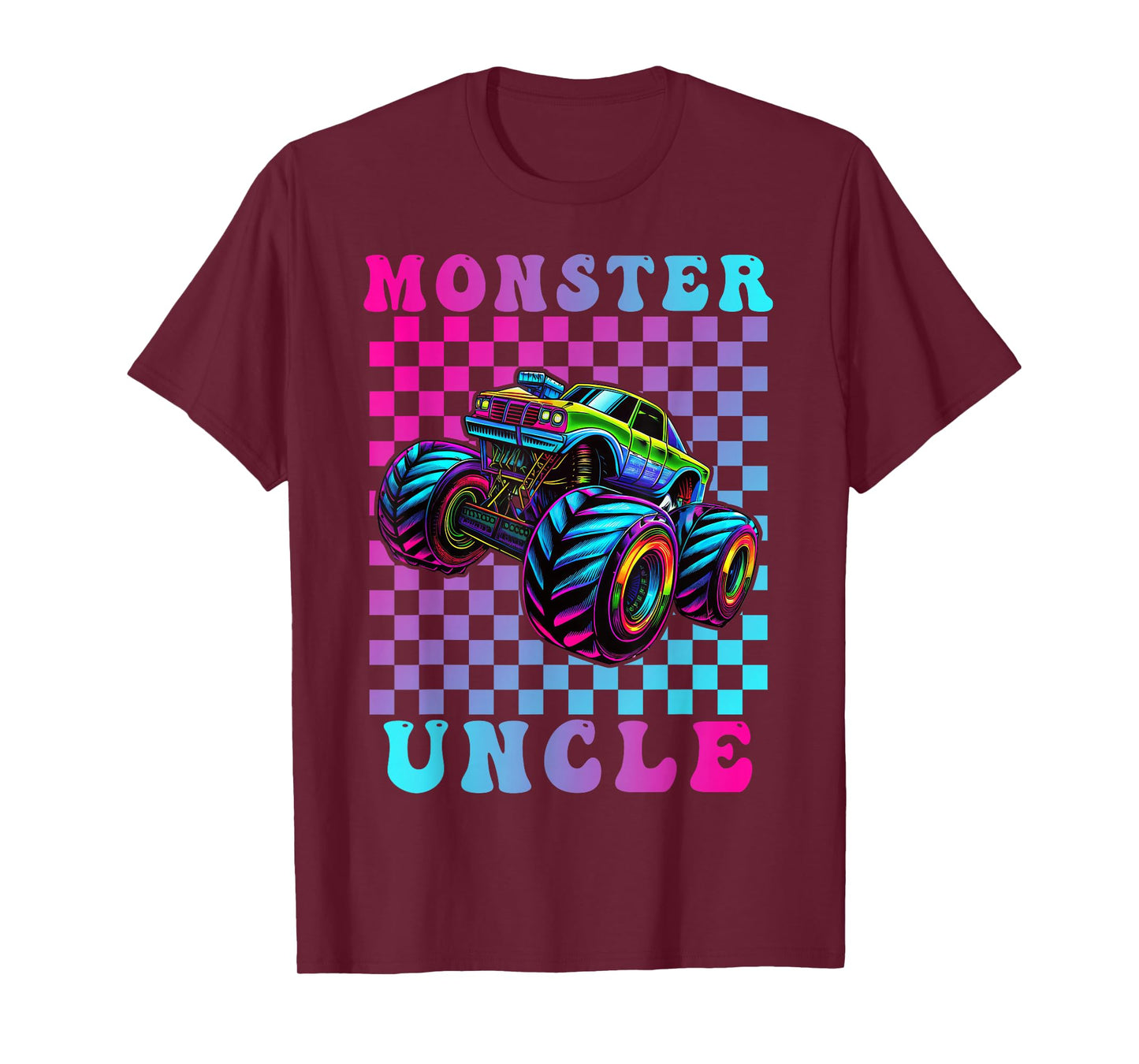 Monster Truck Uncle Family Matching Shirt Truck Lovers T-Shirt