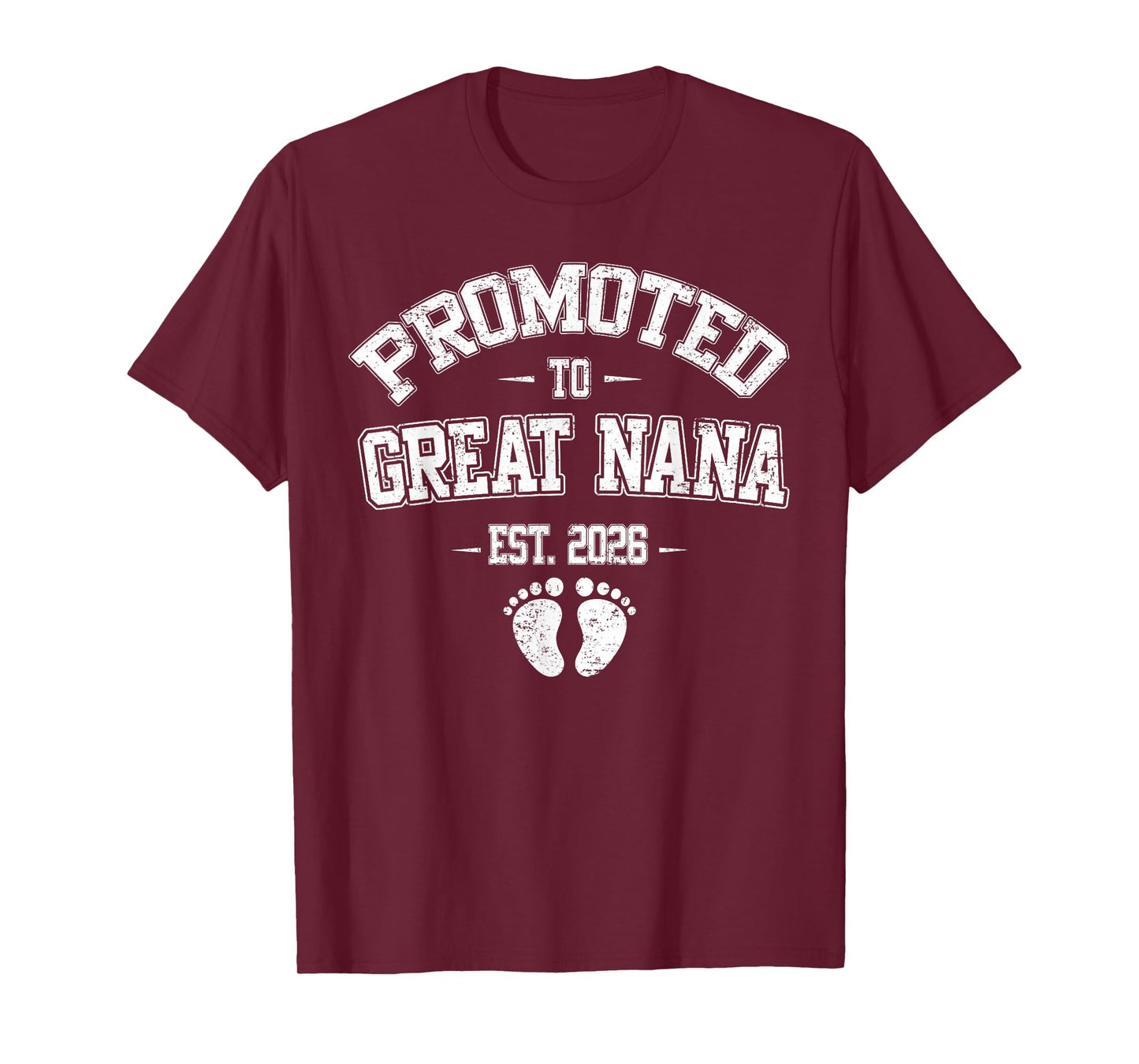Promoted To Great Nana Est 2026 New Great Nana Fathers Day T-Shirt