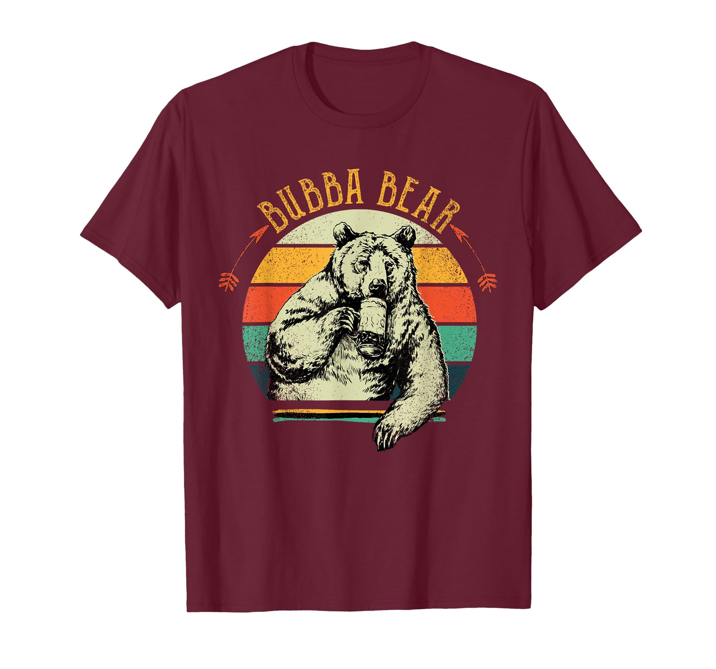 Vintage Bubba Bear Shirt Funny Fathers Day T-Shirt