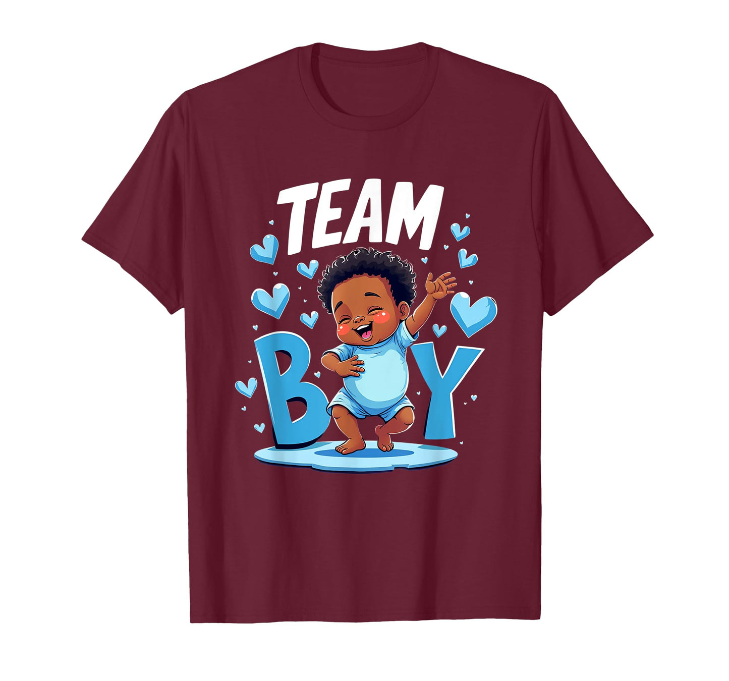 Team Boy Design Gender Reveal New Baby Boy T-Shirt