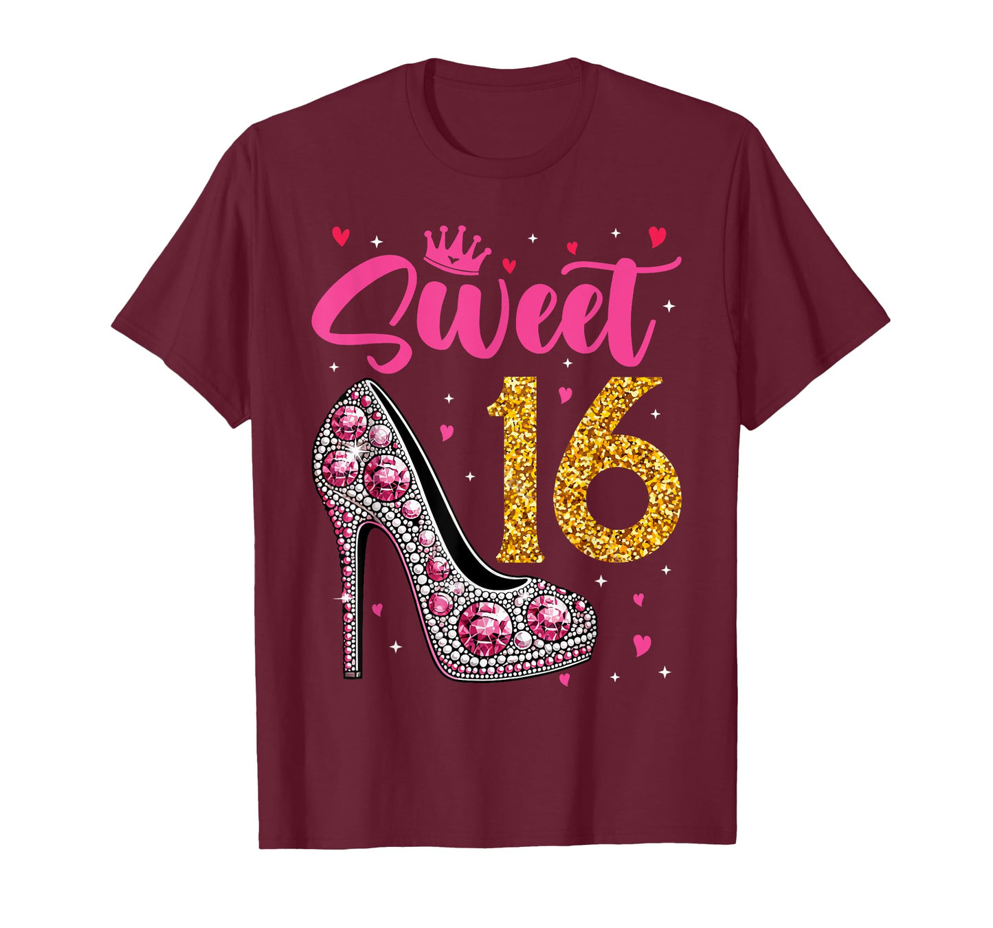 Sweet 16 Design I Rose Balloon Decoration Birthday Outfit T-Shirt
