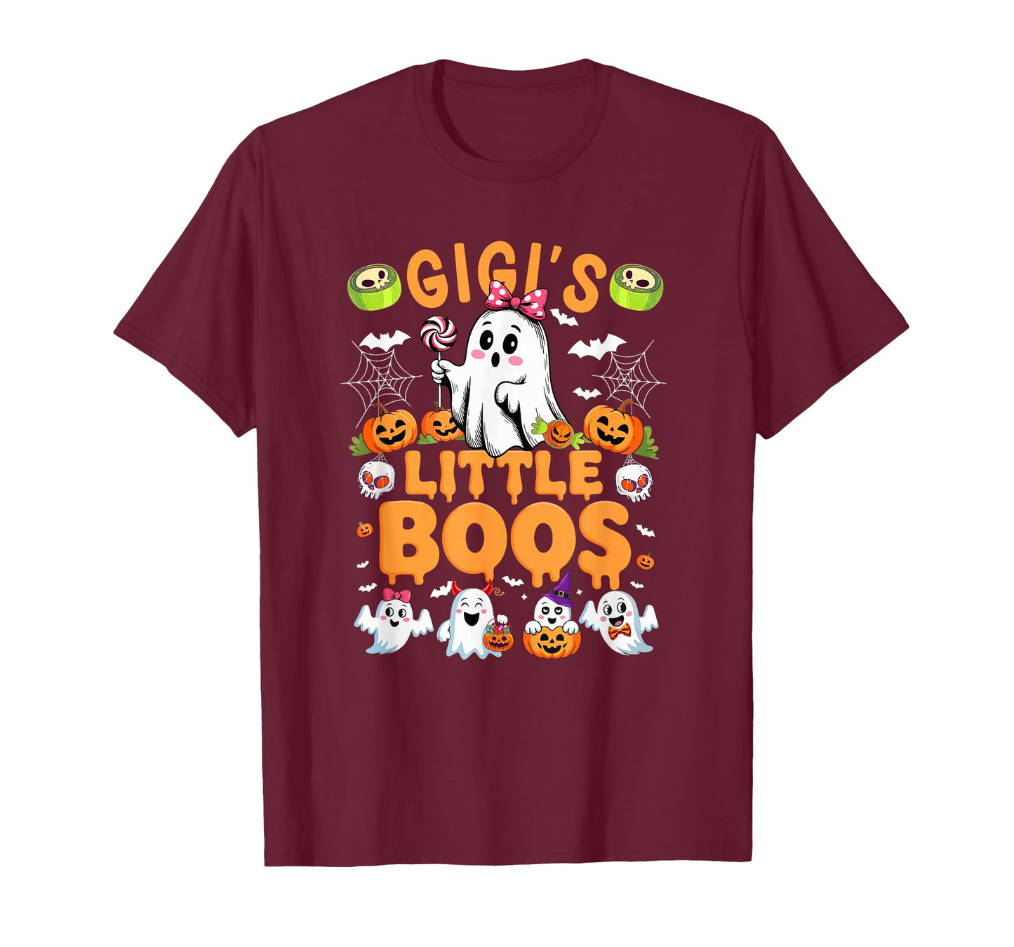 Gigi's Little Cute Boos Halloween Boo Ghosts Group Family T-Shirt