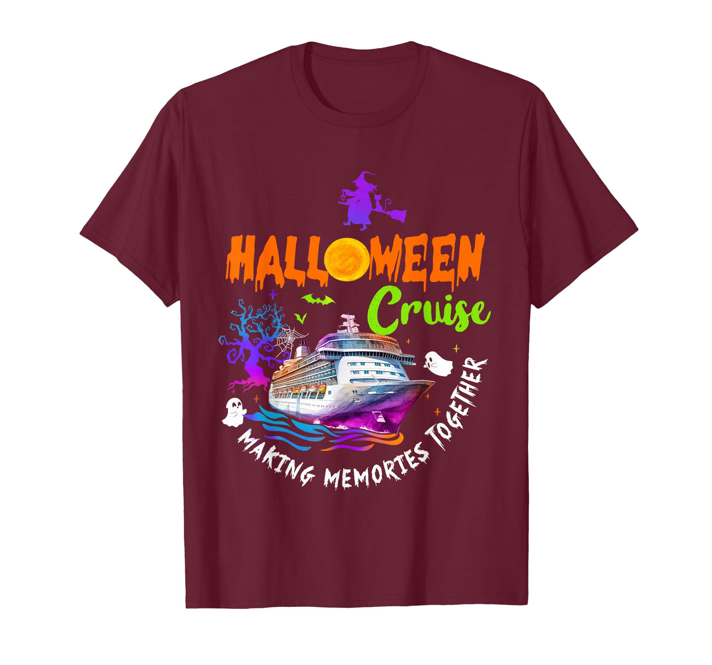 Halloween Cruise Making Memories Together Halloween Spooky T-Shirt