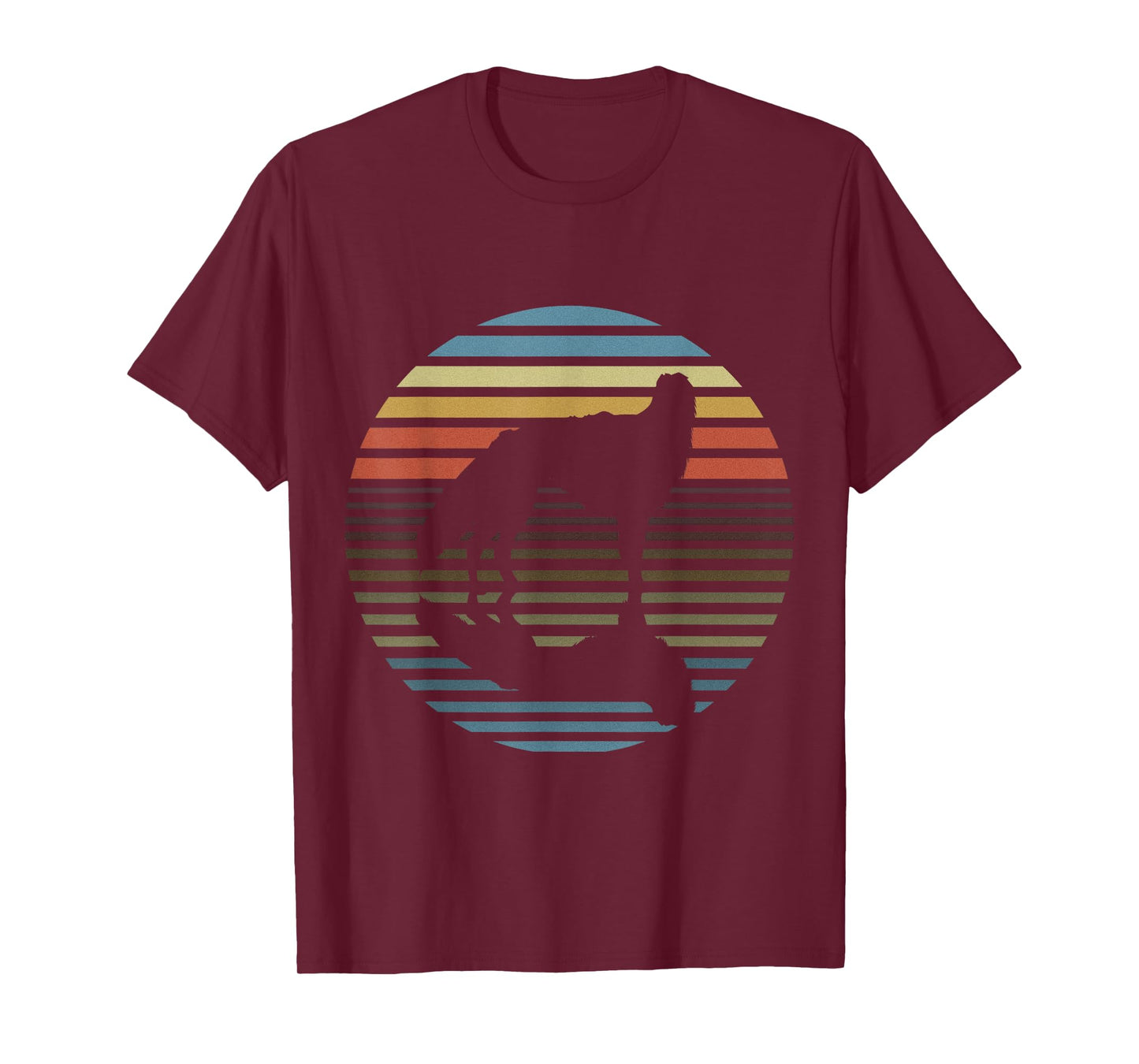 Silken Windhound Retro Mirror Image T-Shirt