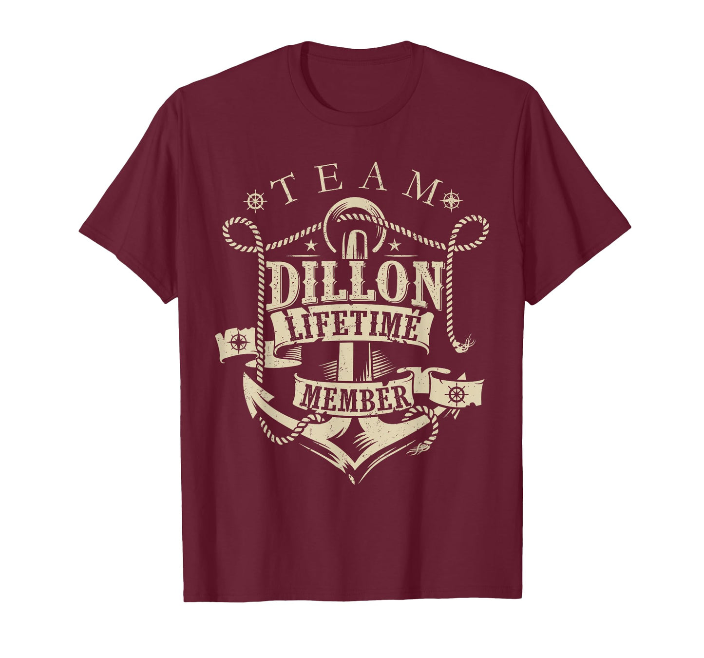 Team DILLON Lifetime Member Vintage DILLON Family Name T-Shirt