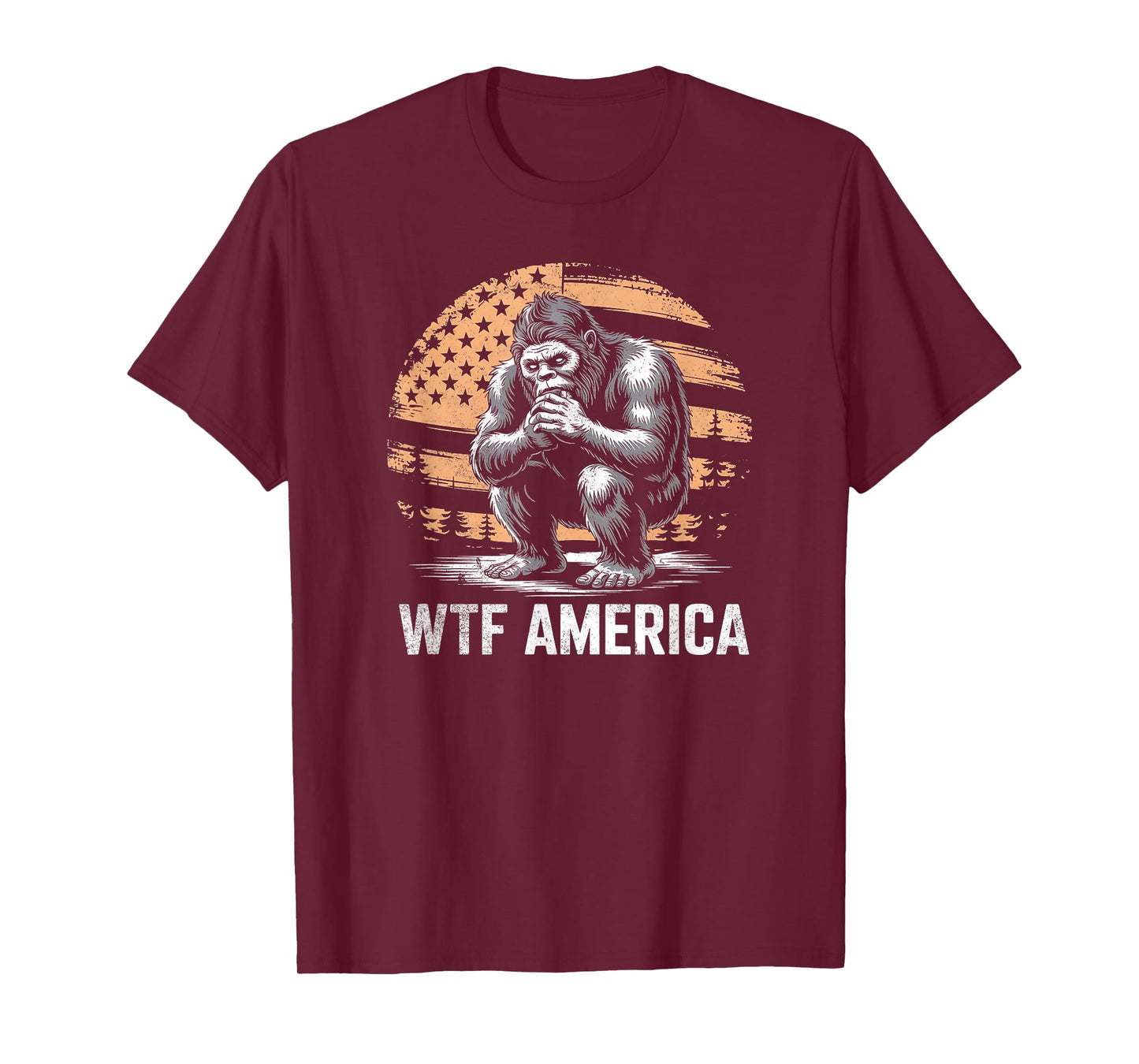 WTF America? Anti-Trump Bigfoot T-Shirt