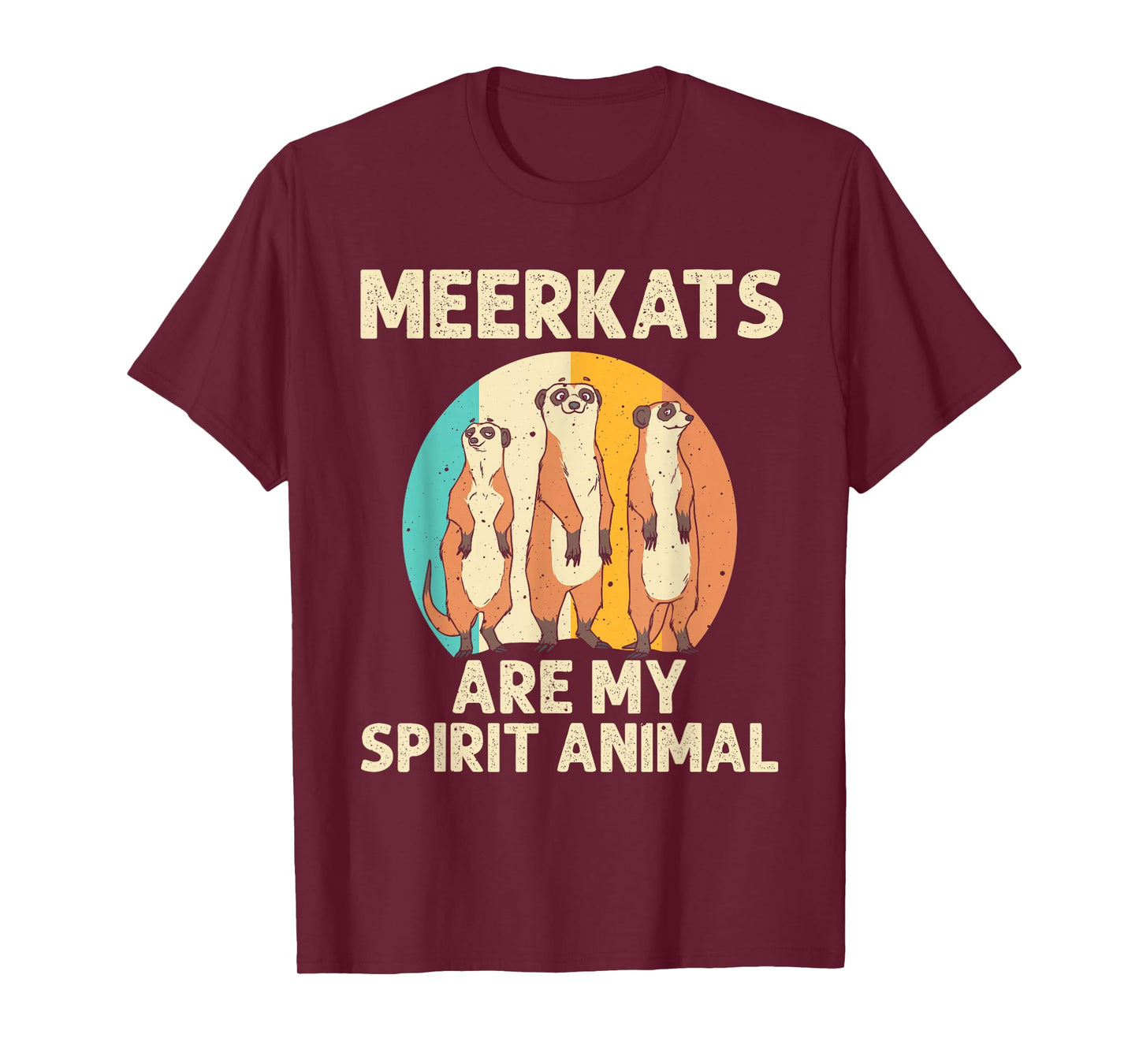 Meerkat Art for Men Women Kids Zoo Safari Animal Meerkat T-Shirt