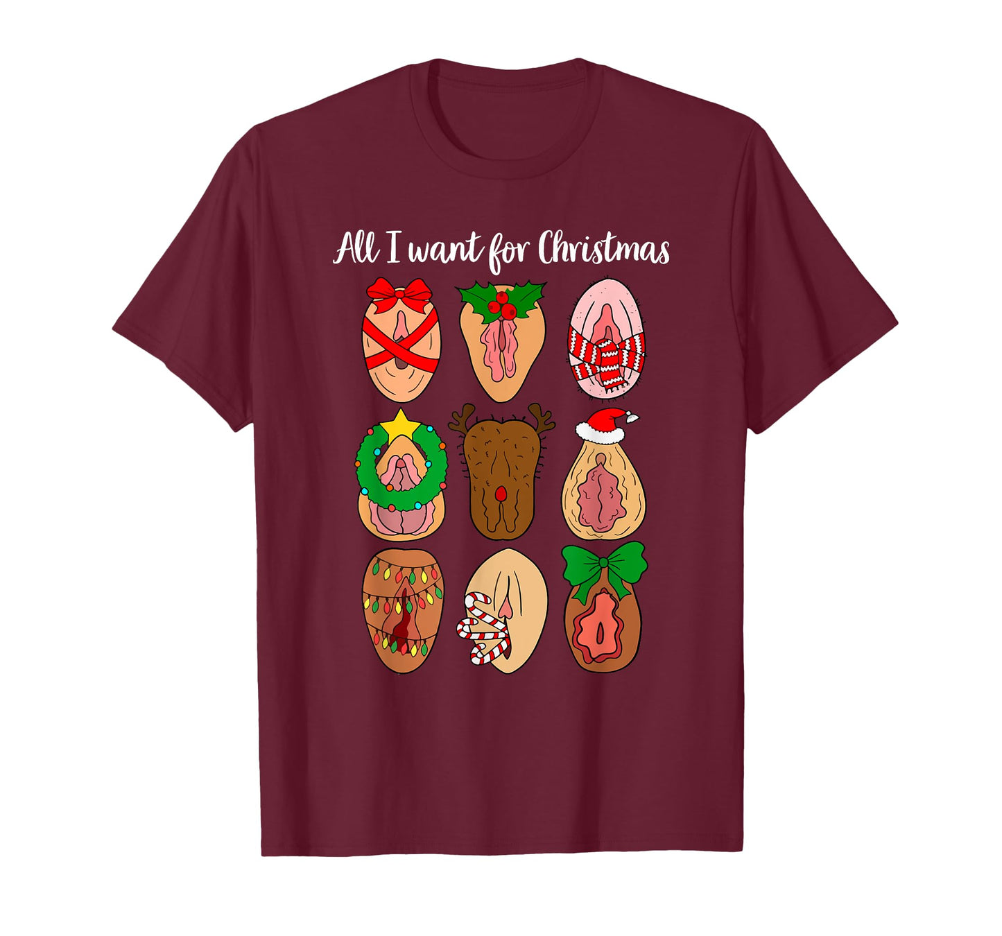 All I Want For Christmas Is D Merry Dickmas Dirty Christmas T-Shirt