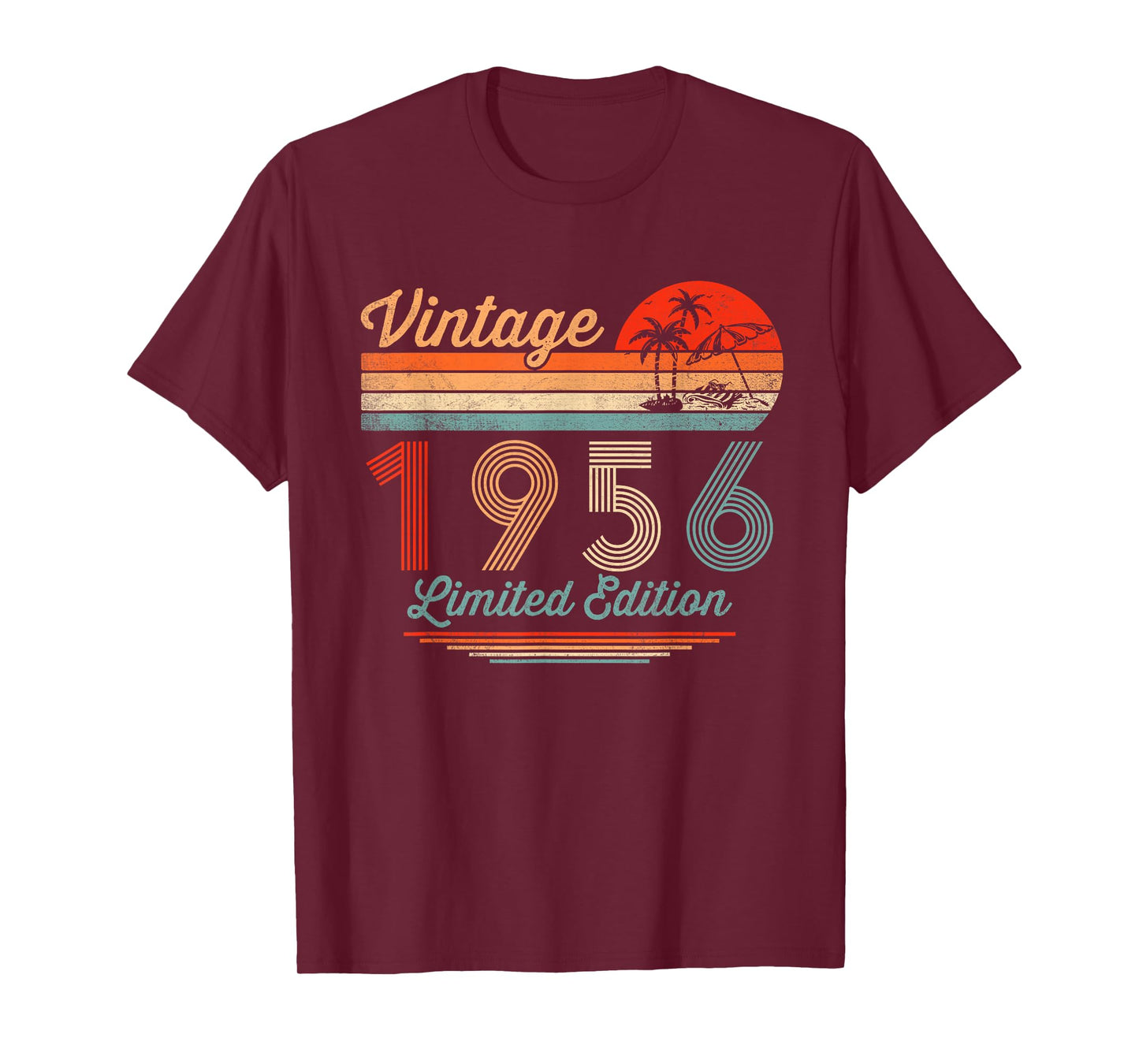Vintage 1956 Limited Edition 69 Year Old Gifts 69th Birthday T-Shirt