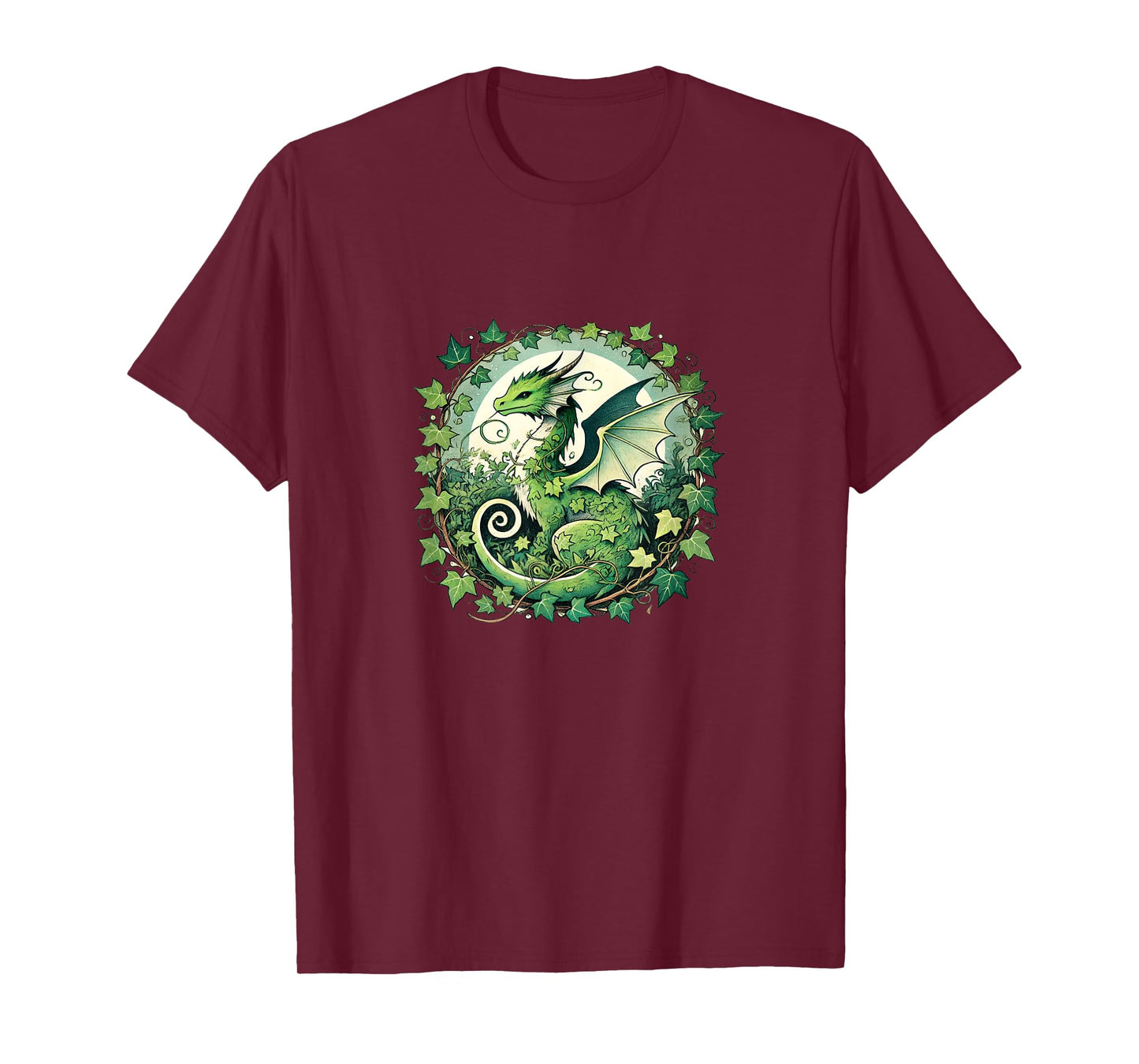 Green Ivy Dragon Nature lovers english ivy dragons T-Shirt