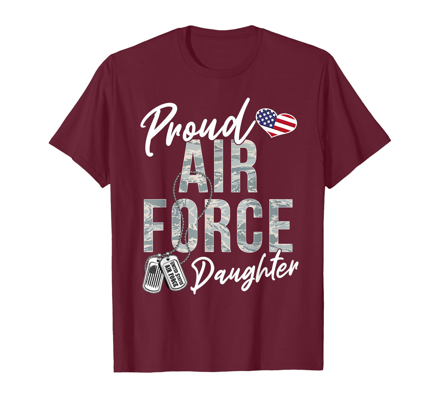 Proud Air Force Daughter US Air Force Graduation Daughter T-Shirt