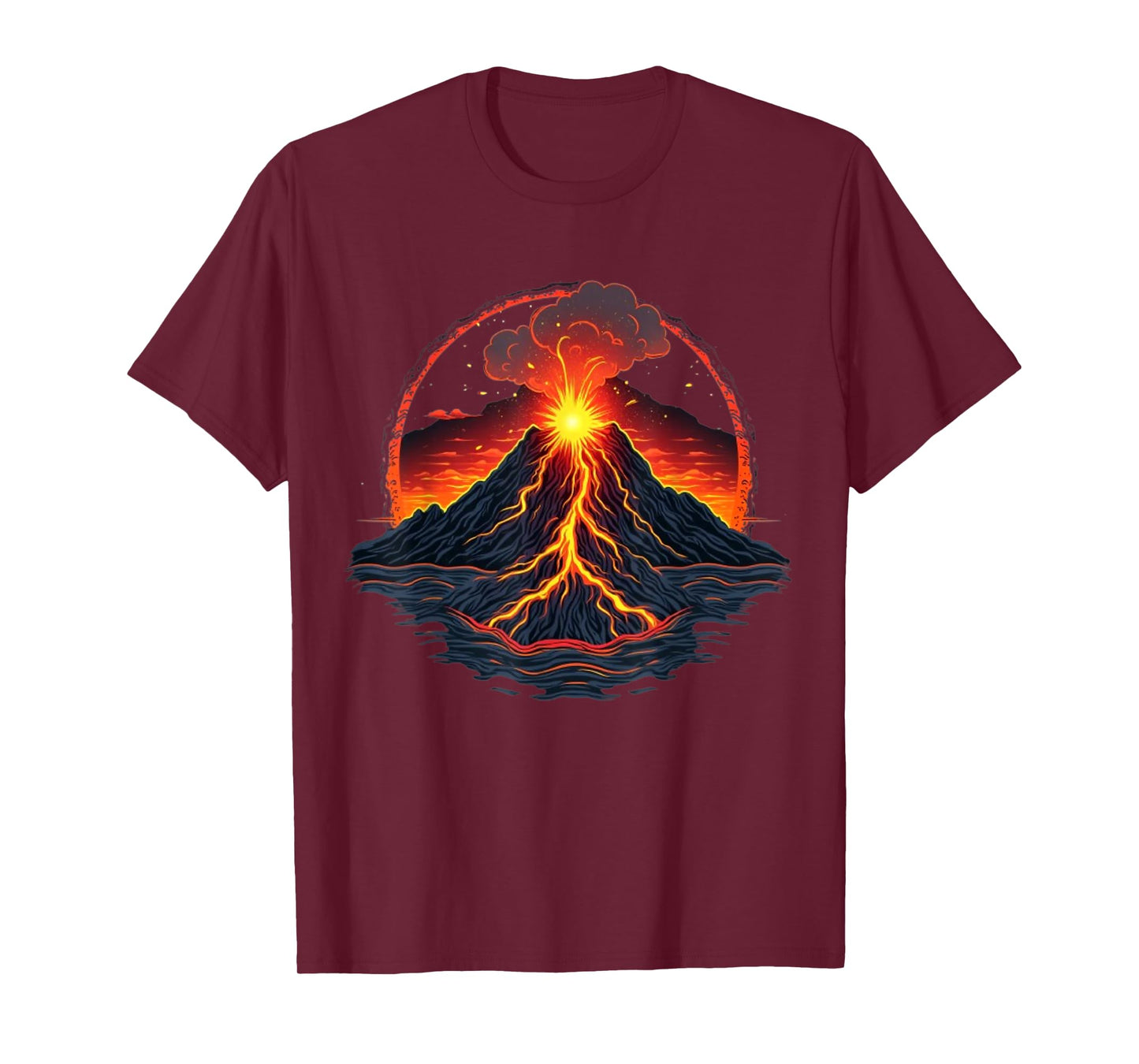 Cool erupting volcano costume for boys and girls T-Shirt