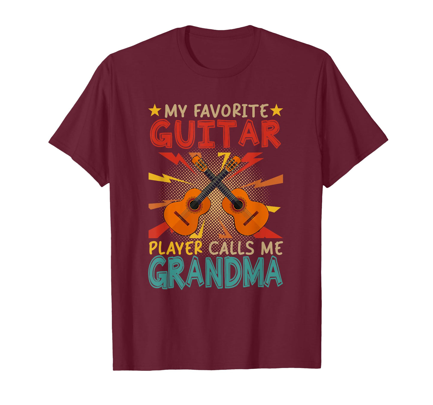My Favorite Guitar Player Calls Me Grandma Mother's Day T-Shirt