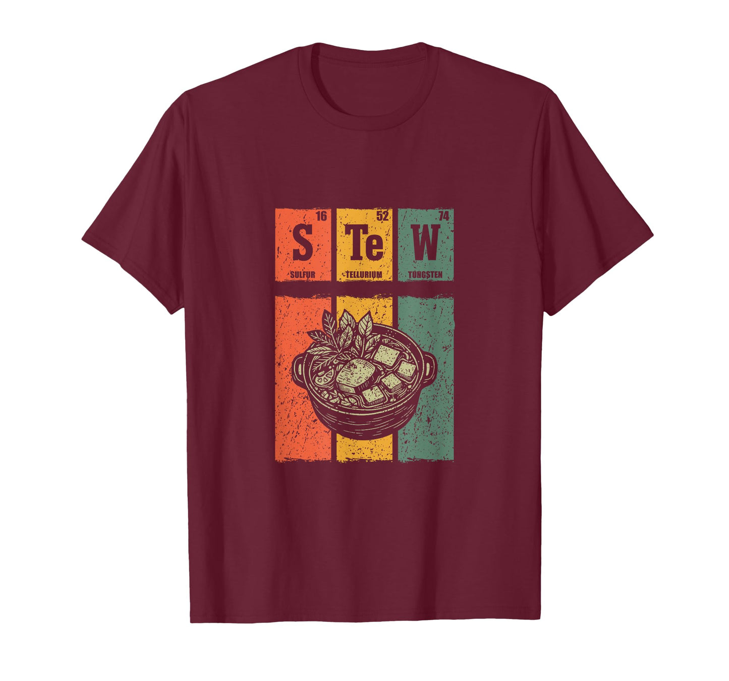 Retro Stew Lover Periodic Elements Stew T-Shirt