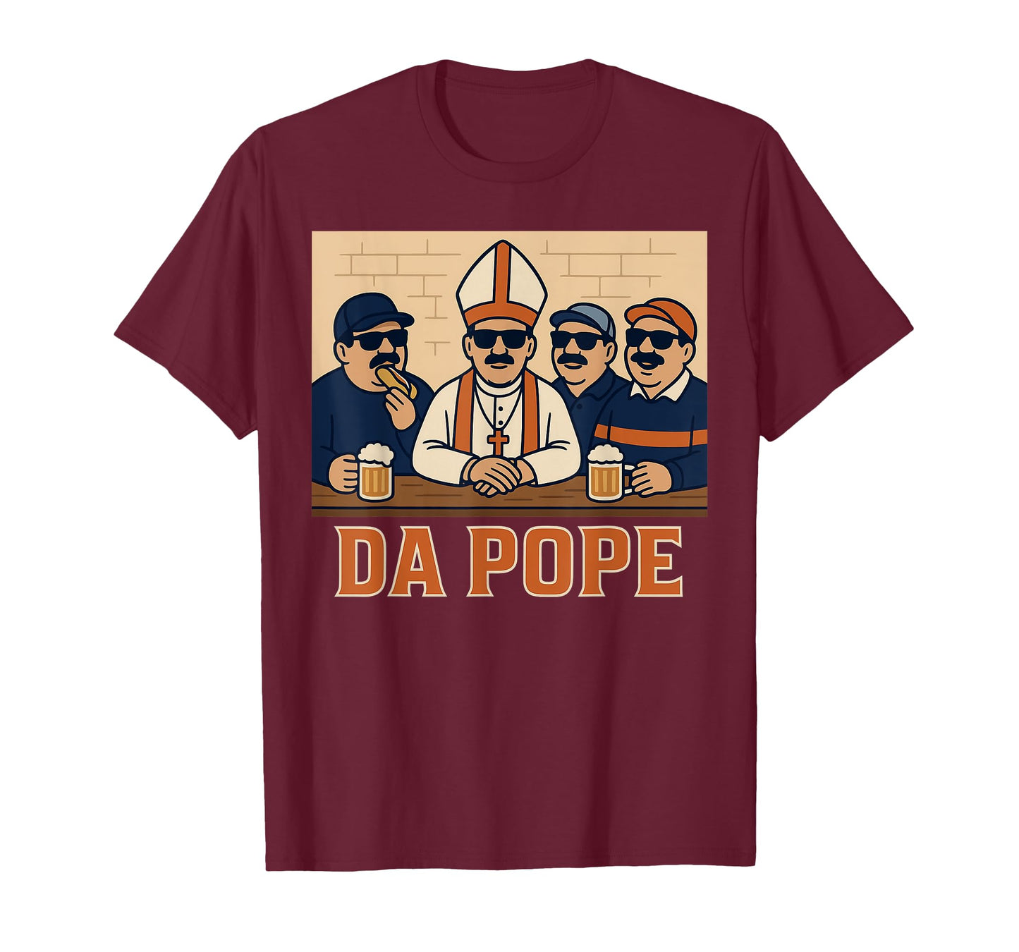 Da Pope - Funny Chicago Fans Habemus Papam Leo XIV CHI USA T-Shirt
