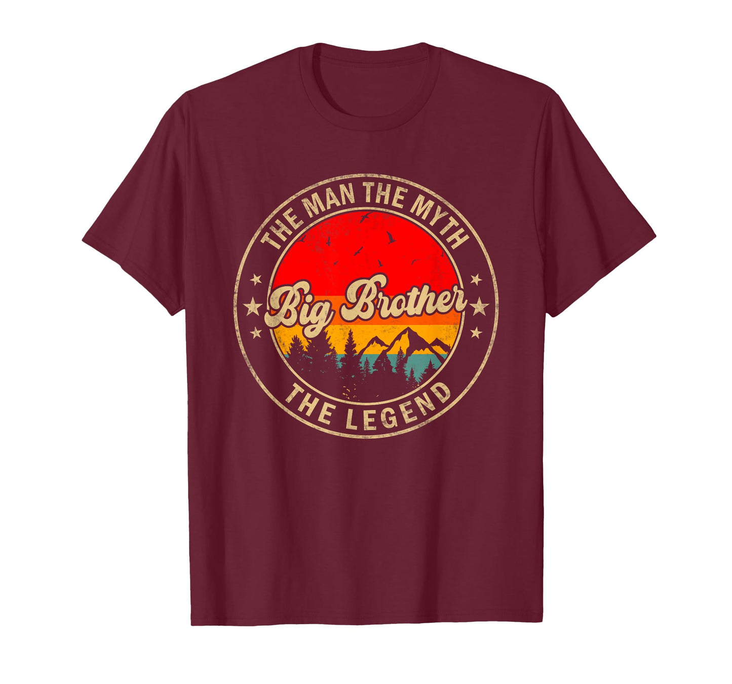 Big Brother the Man the Myth the Legend Funny for Grandpa T-Shirt