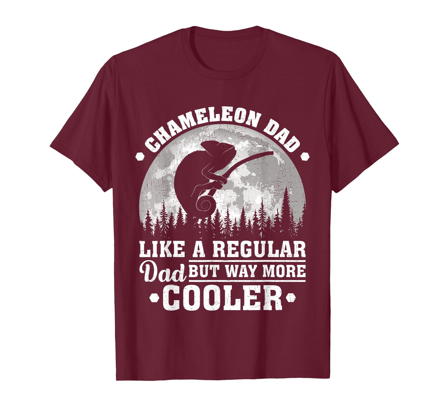 Mens Chameleon Dad Like A Regular Dad Funny Chameleon Fathers Day T-Shirt