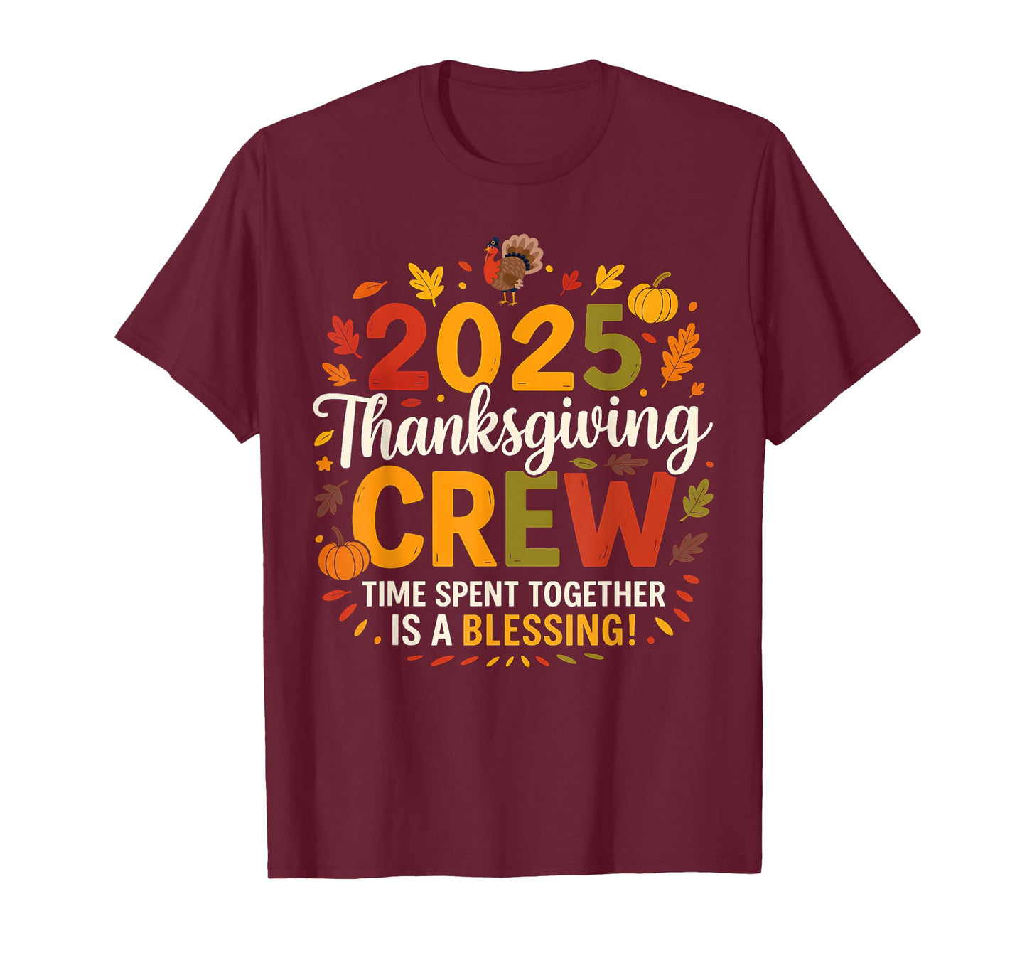 Family Thanksgiving 2025 Thanksgiving Crew Matching Group T-Shirt