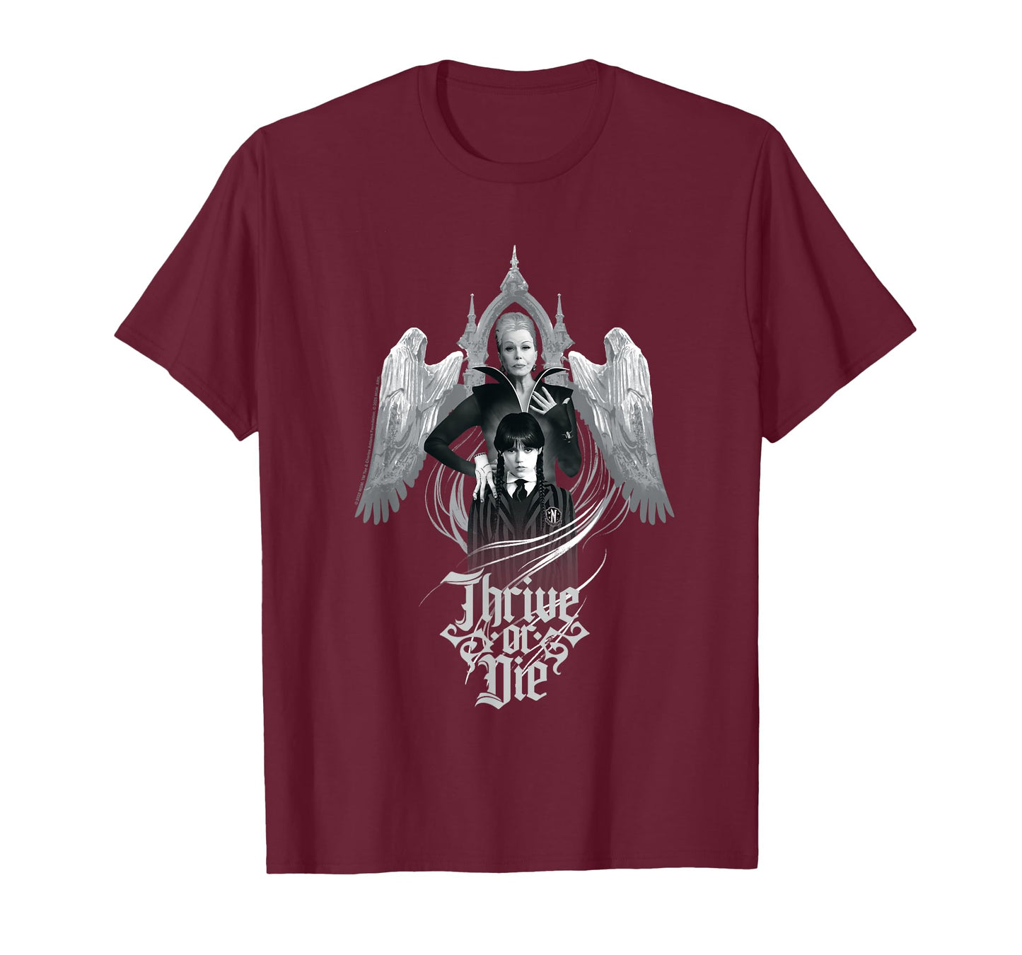 Wednesday Season 2 Thrive Or Die Grandmama & Wednesday T-Shirt