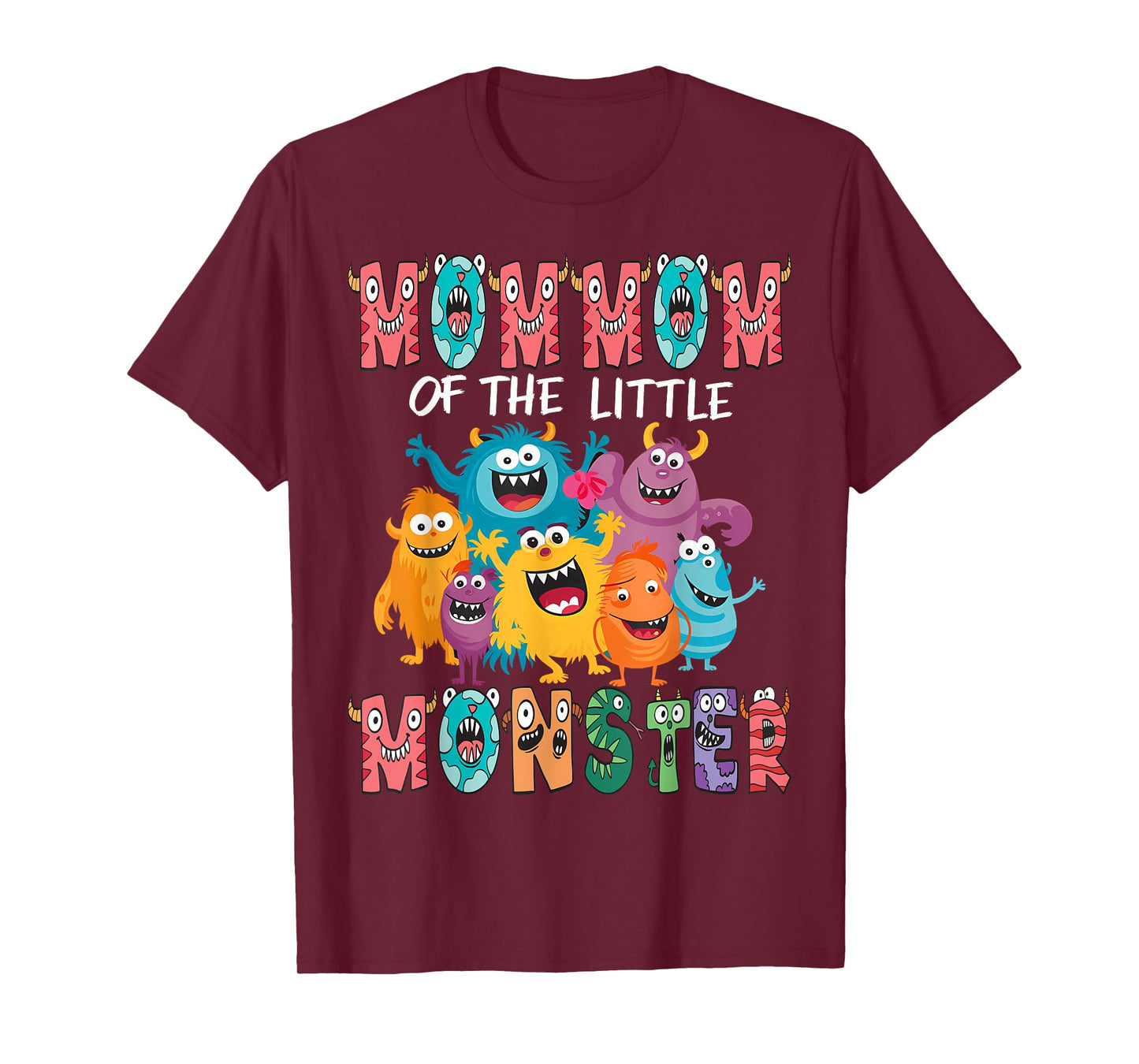 MomMom Of The Little Monster Kids 1St Birthday Party T-Shirt