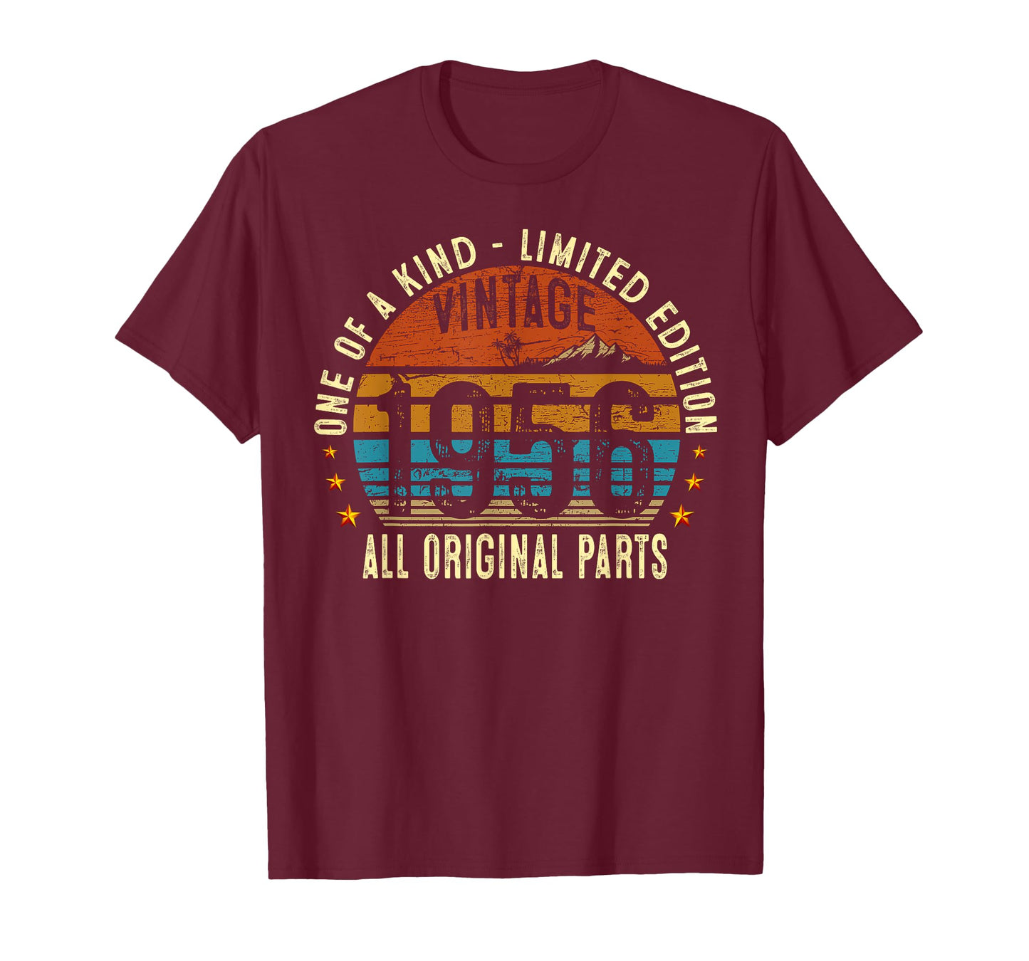 Vintage 1956 69 Years Old Men Women 70th Birthday Gifts T-Shirt