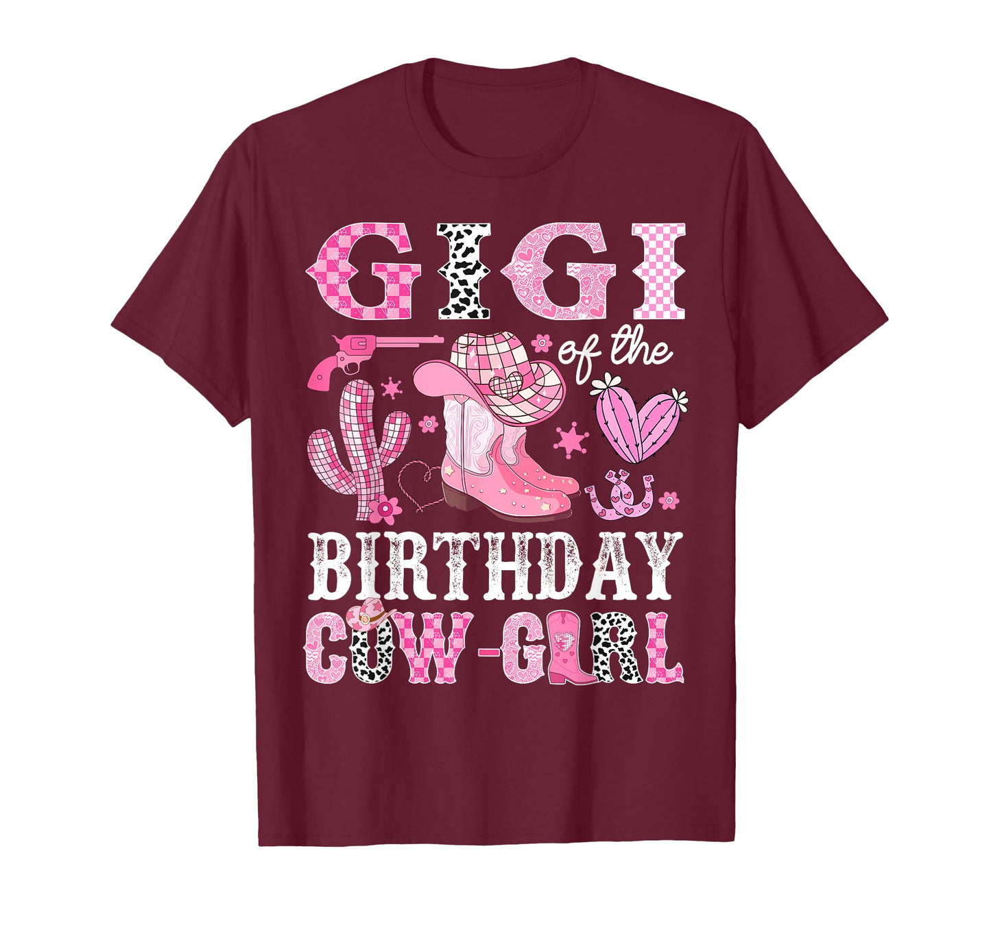 Gigi Of The Birthday Cow-Girl Rodeo Cowgirl Bday T-Shirt
