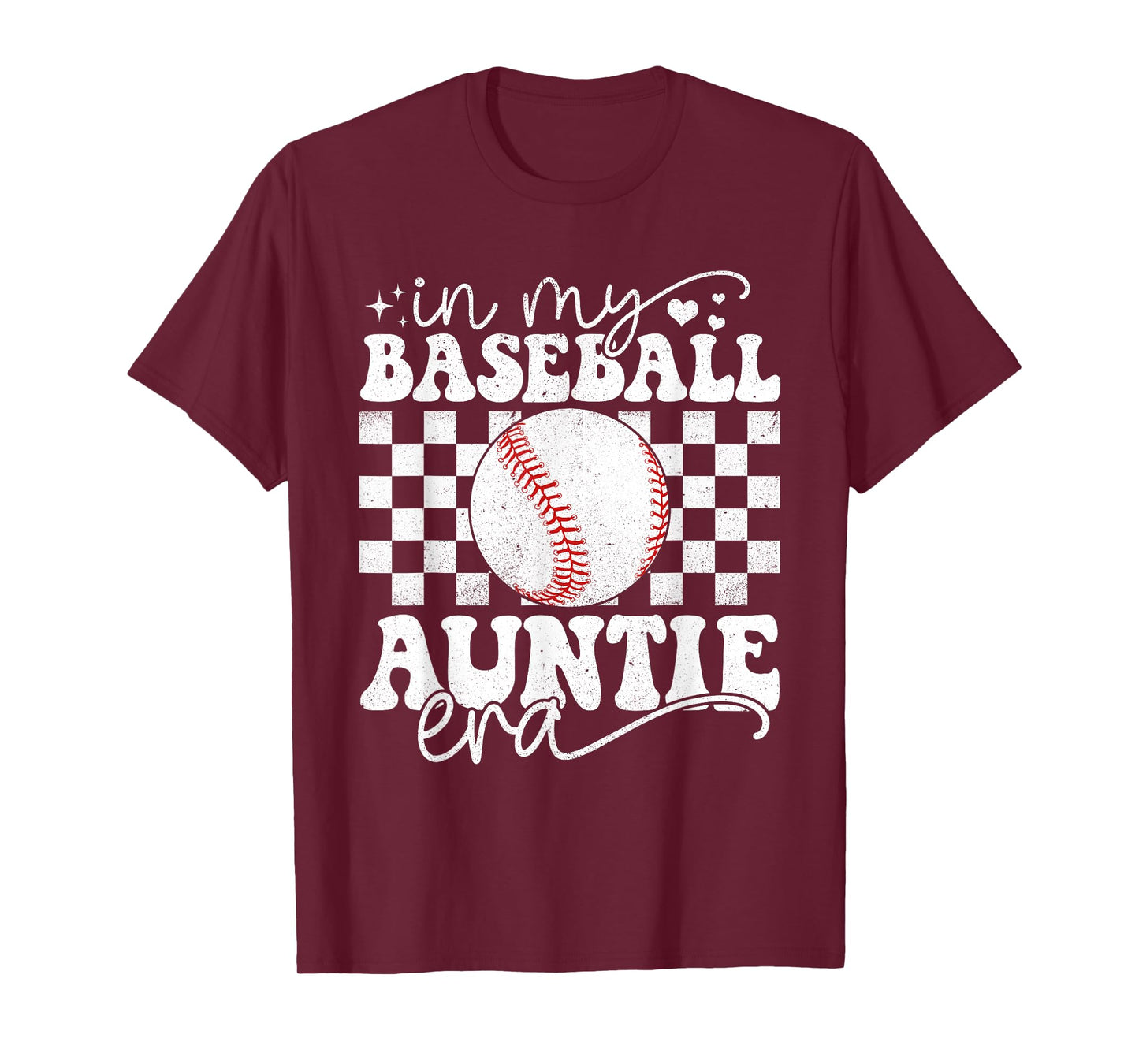 In My Baseball Auntie Era Funny Baseball Auntie Mother's Day T-Shirt