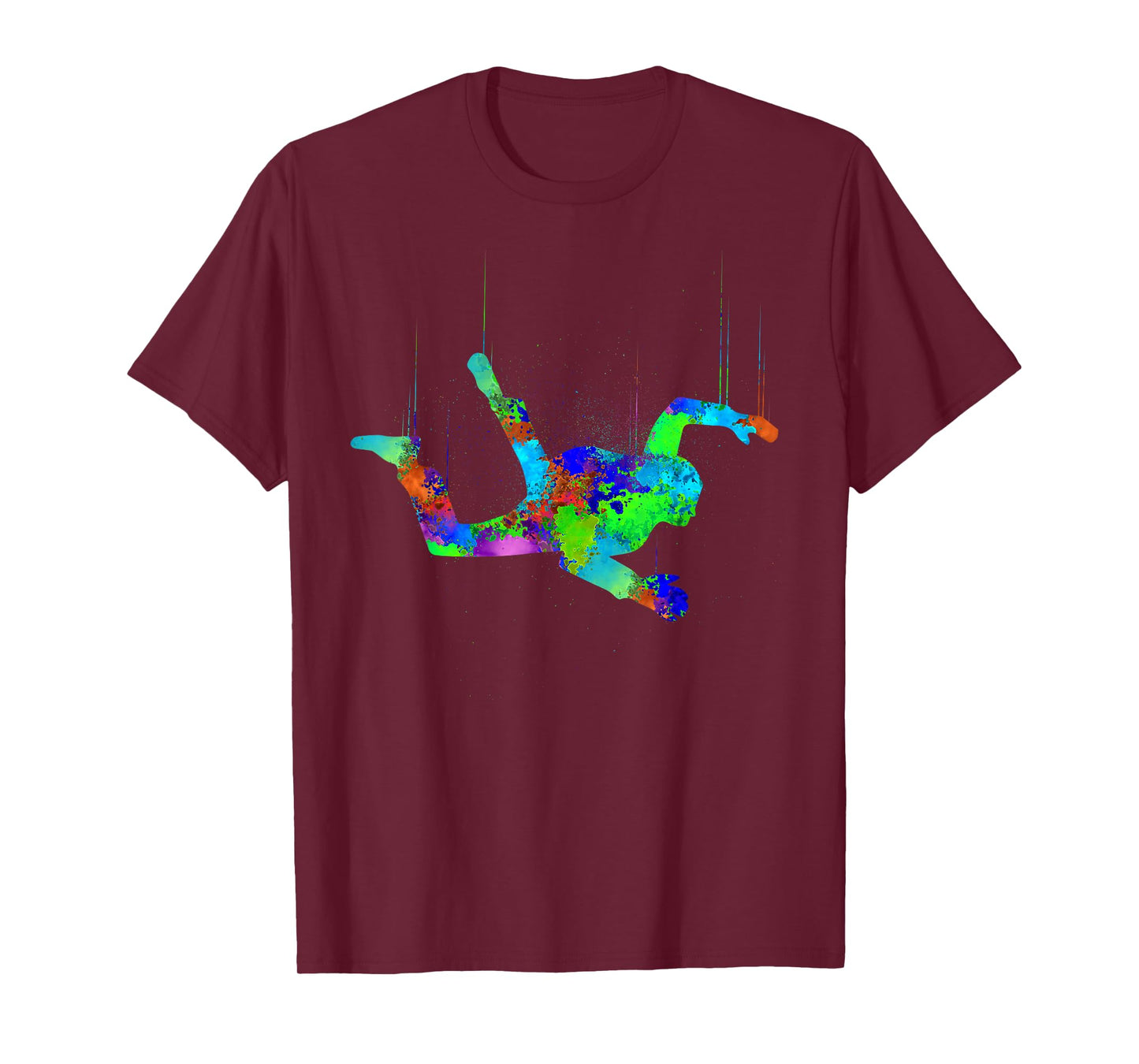 Cool Skydiving Art For Men Women Indoor Skydive Sky Diving T-Shirt