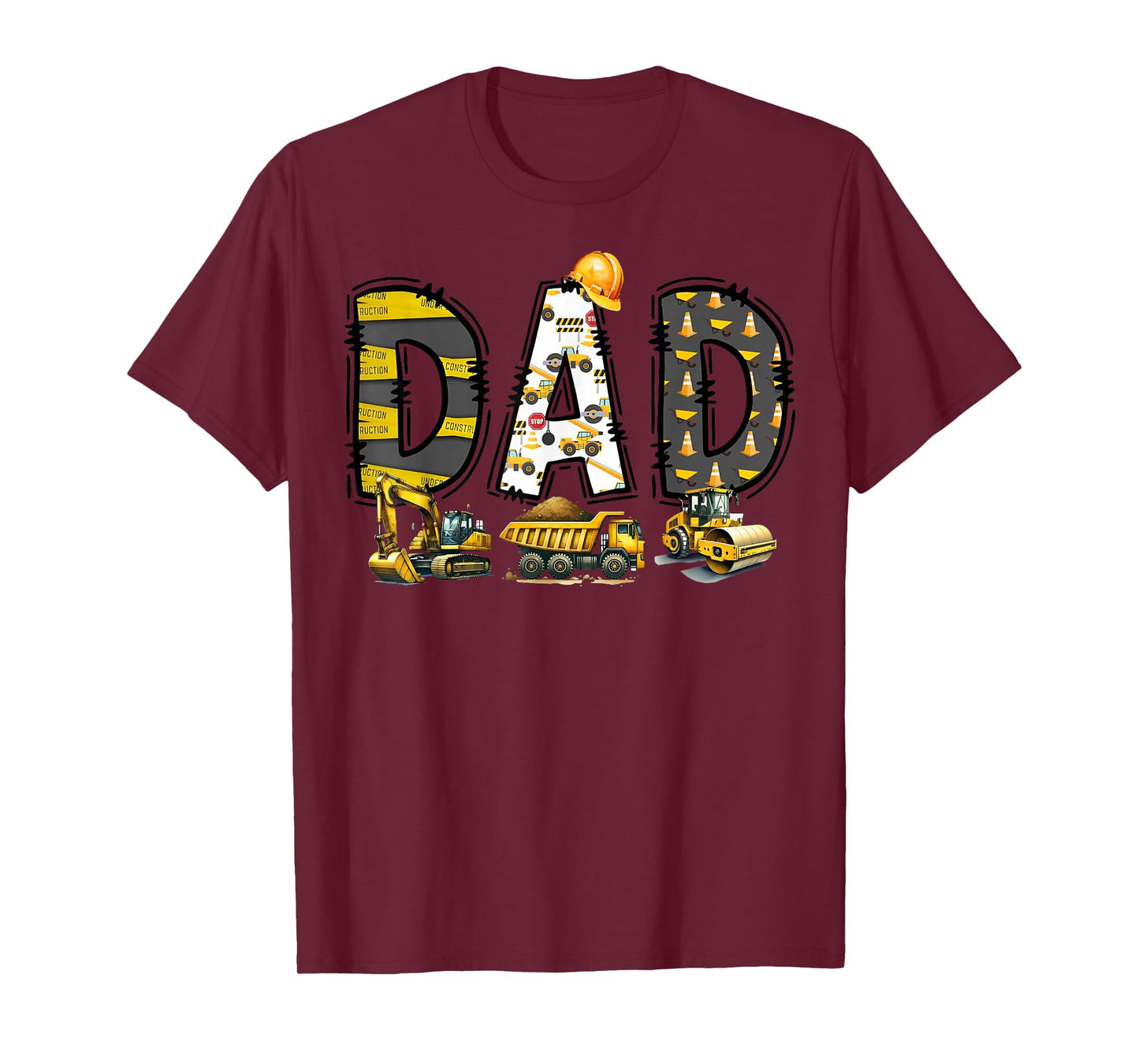 Mom and Dad Construction Birthday Boys Toddler Kids Family T-Shirt