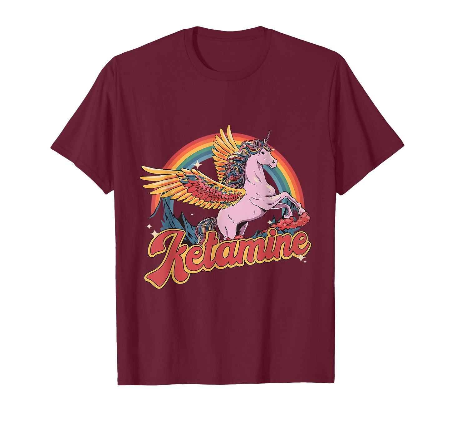 Humorous Ketamine Horse Emergency Funny Mental Health Lovers T-Shirt