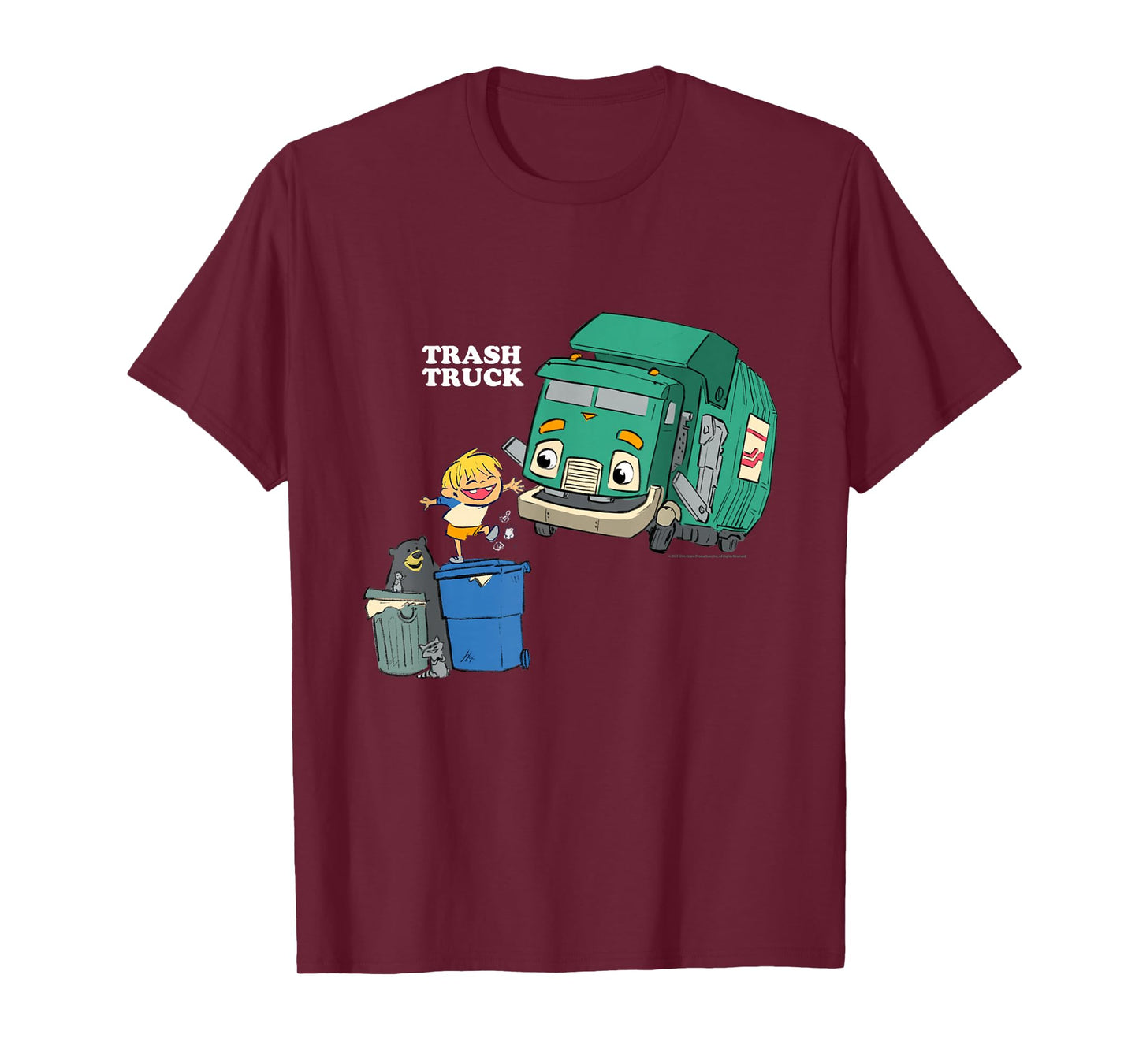 Trash Trucks The Bear Raccoon & Hank Adventure T-Shirt