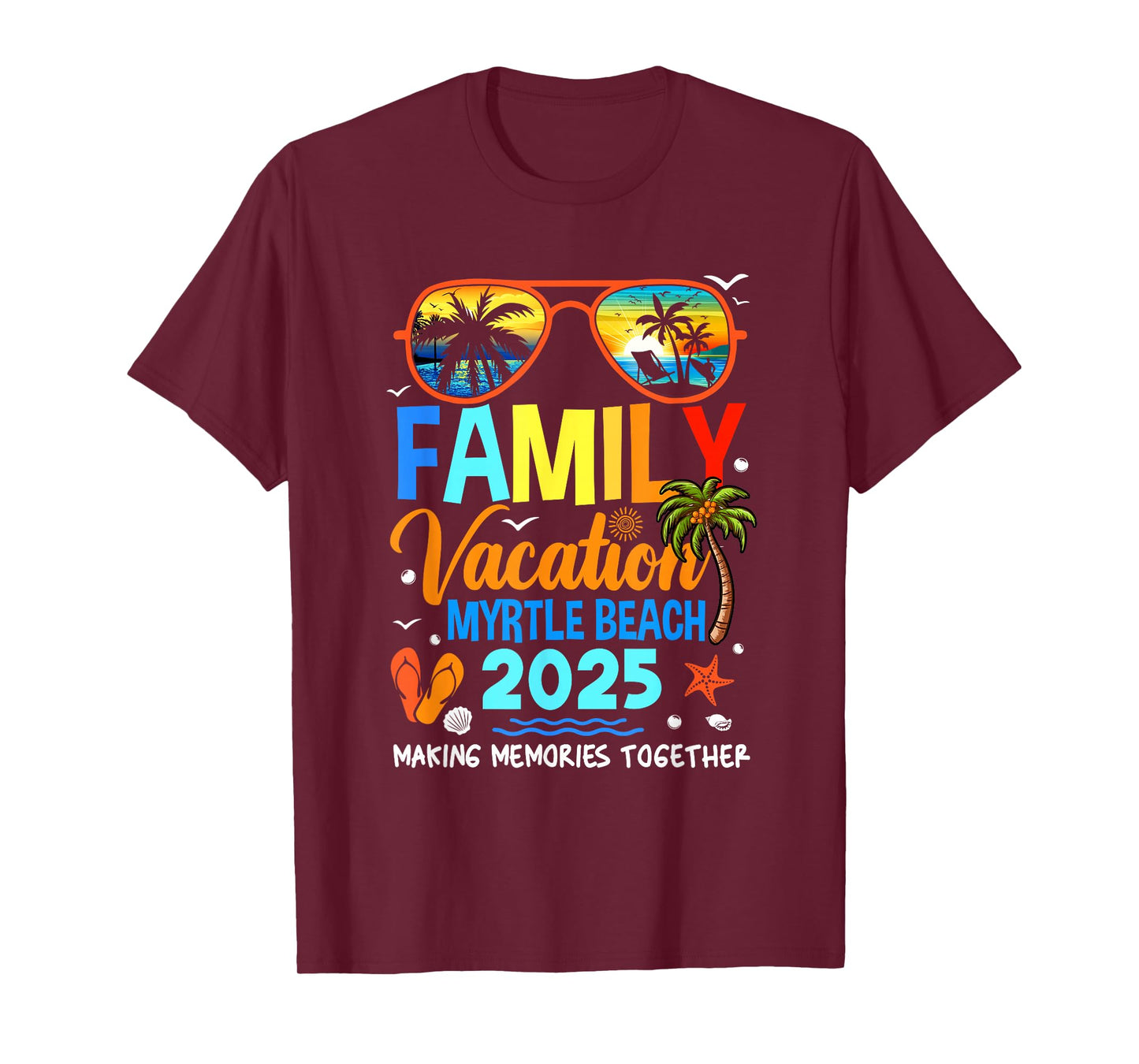 Family Vacation Myrtle Beach 2025 Family Vacation Together T-Shirt