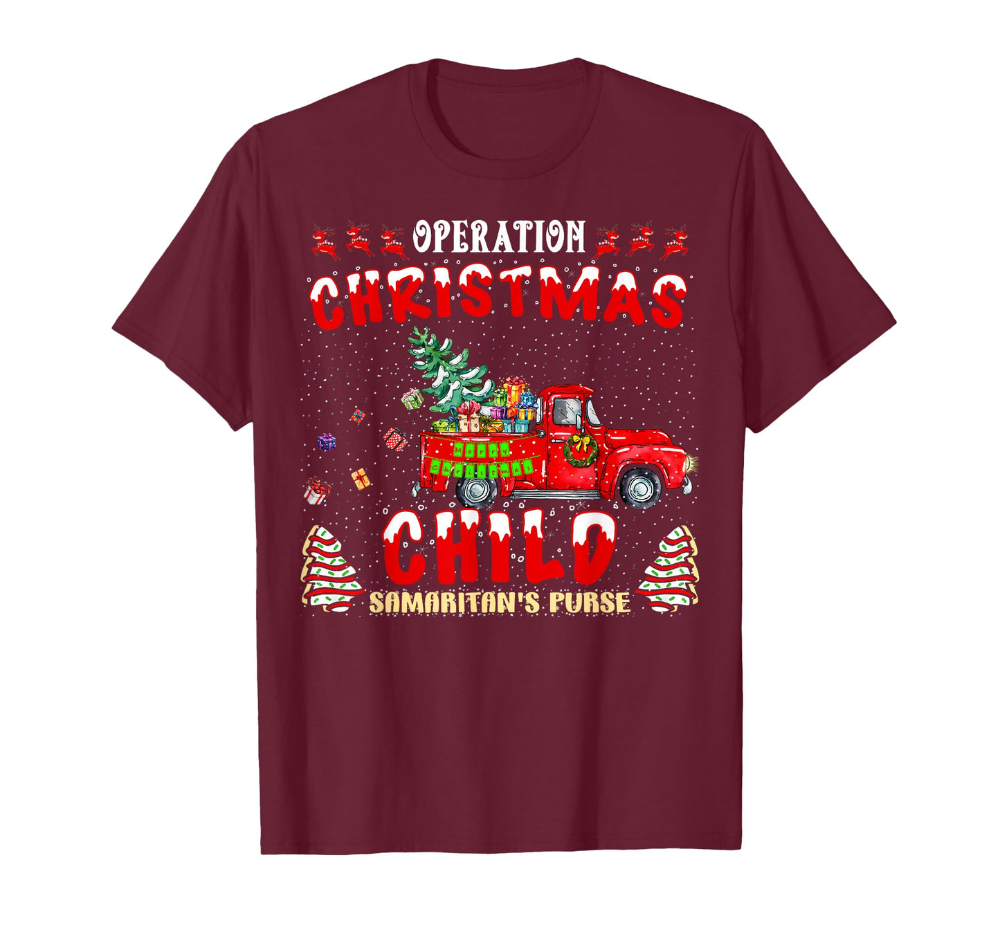 Operation Christmas Child Funny Family Matching Xmas T-Shirt