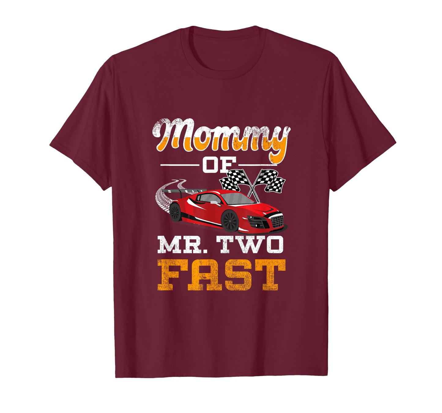 Mommy Of Mr. Two Fast - Two Fast 2 Curious 2nd Birthday T-Shirt