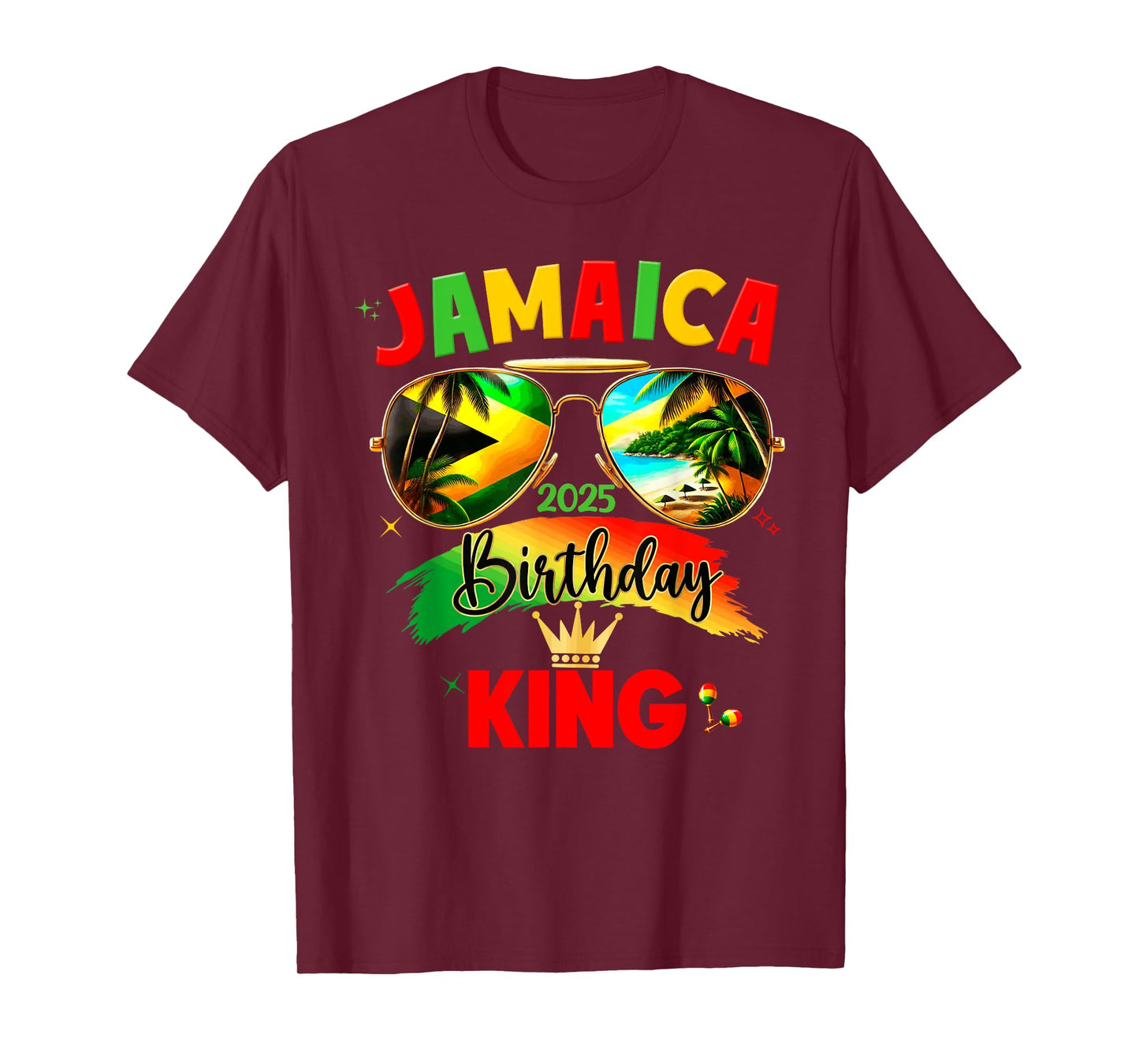 Birthday King 50th Jamaica 2025 T-Shirt