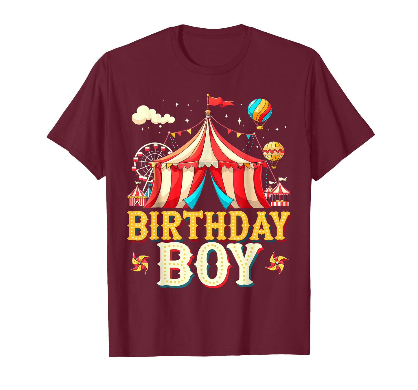 Funny Birthday Boy Carnival Party Family Matching Bday Kids T-Shirt