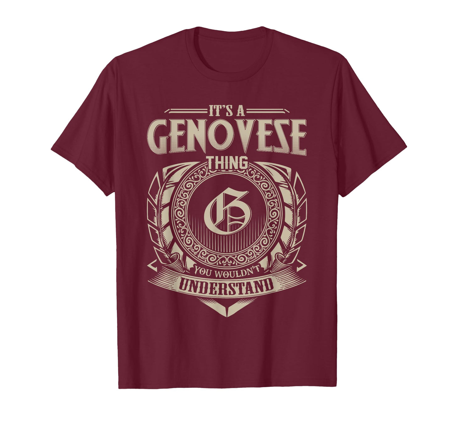 It's A GENOVESE Thing You Wouldn't Understand Name Vintage T-Shirt