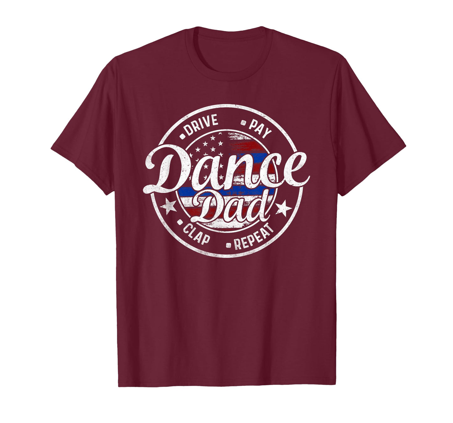 Dad Dance Vintage American dancer Dancing Father's day quote T-Shirt