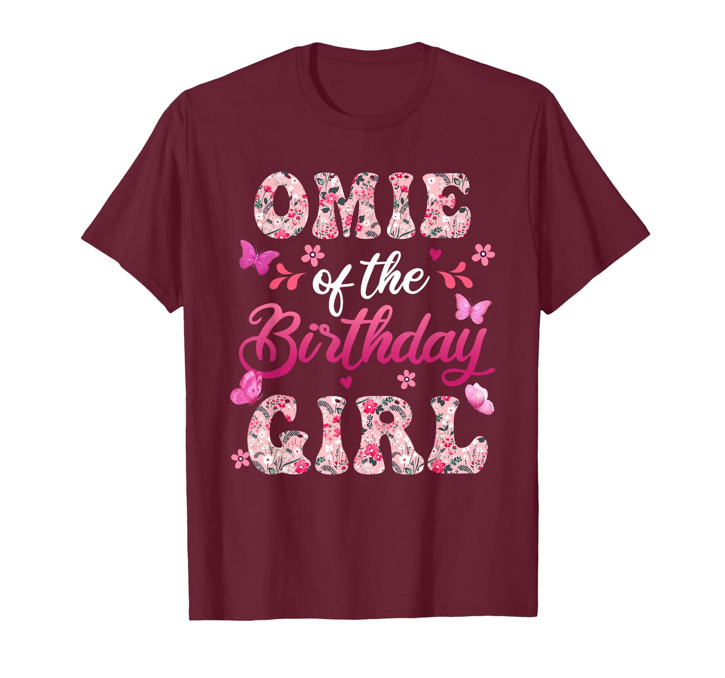 Omie of The Birthday Girl Butterfly Family Matching T-Shirt